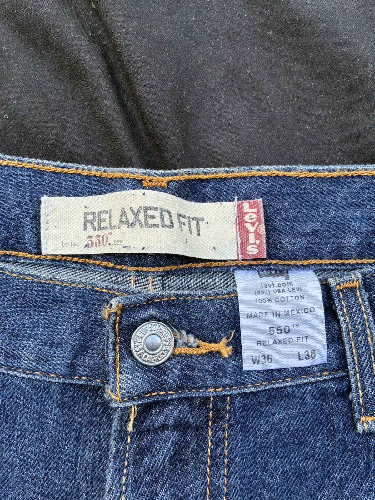 Levi's Vintage Clothing Levi’s 550 Relaxed Fit Jeans - Vintage Blue Denim Size US 36 / EU 52 - 3 Thumbnail