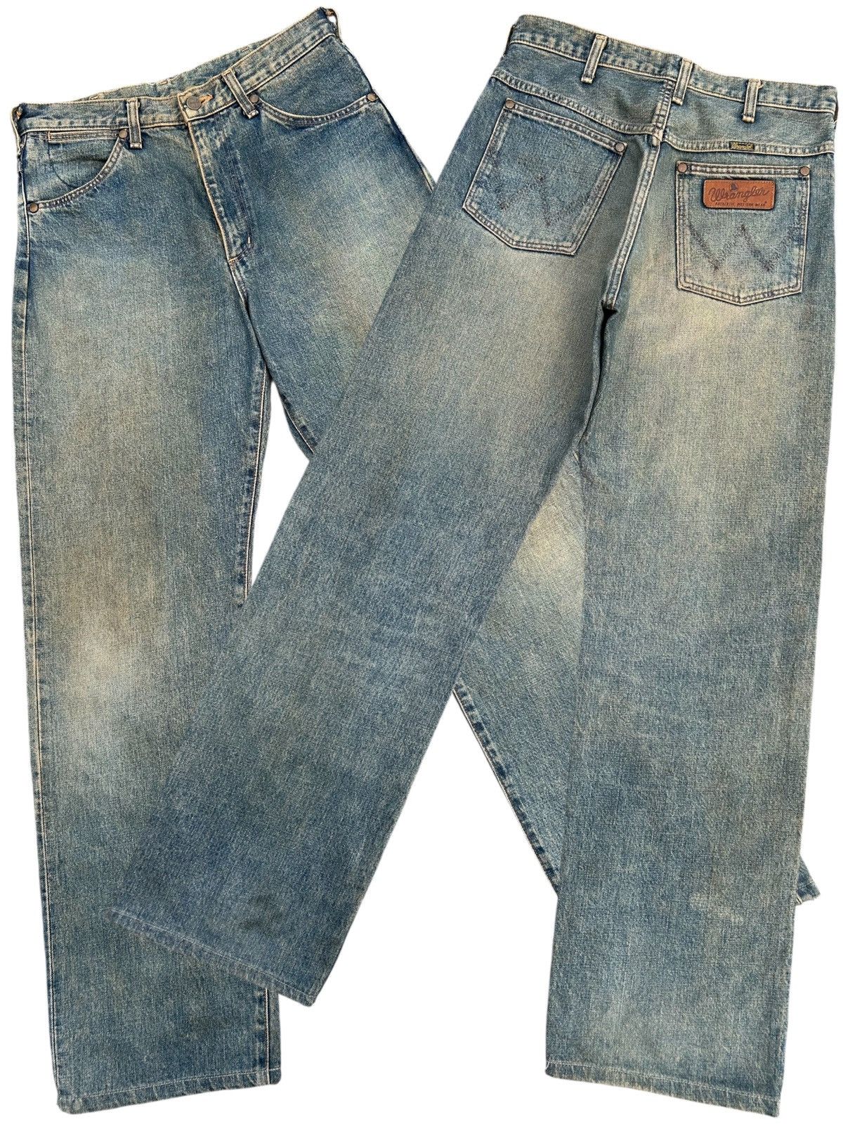 Kapital Vintage Wrangler Selvedge Baggy Rusty Denim Jeans Size US 30 / EU 46 - 1 Thumbnail