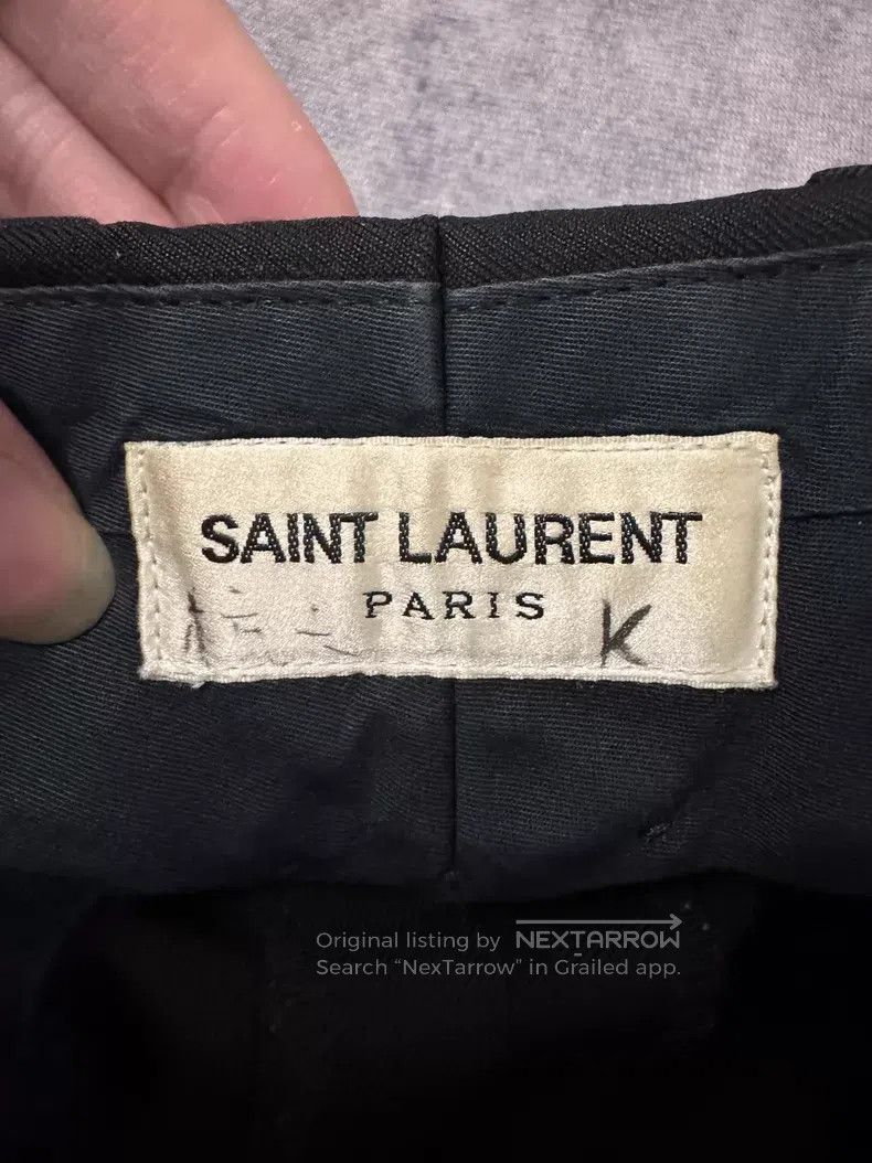 Saint Laurent Paris Saint Laurent Paris Wool Basic Nine-Quarter Black Trousers Size US 28 / EU 44 - 4 Thumbnail