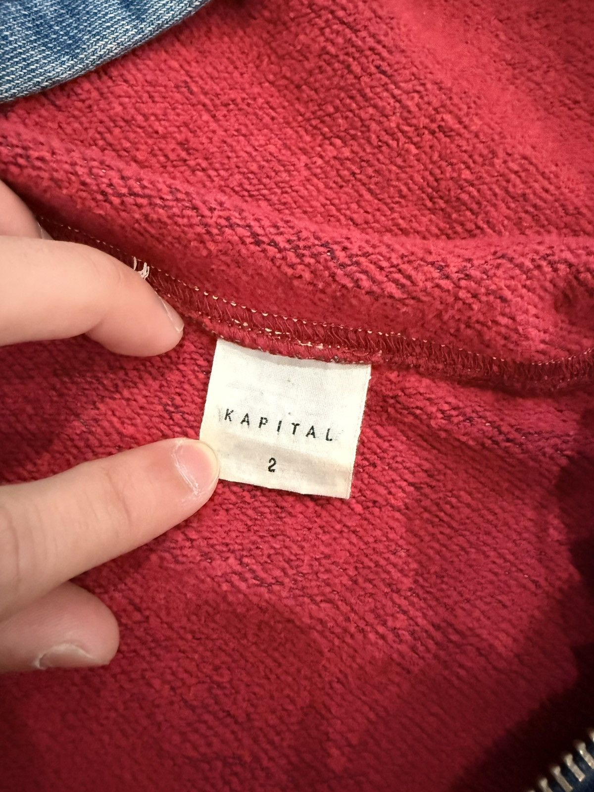 Kapital Kaptial trompe l'oeil hoodie Size US S / EU 44-46 / 1 - 3 Thumbnail