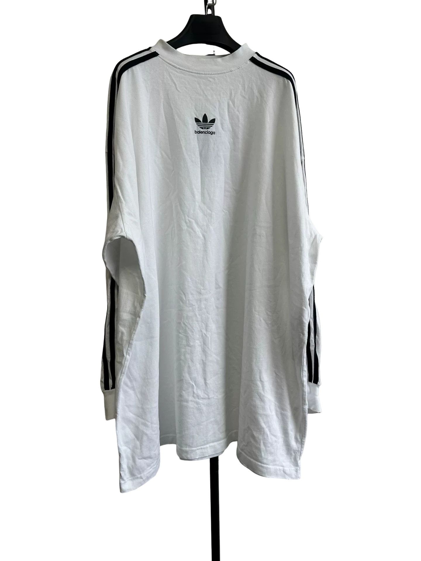 Balenciaga Adidas x Balenciaga Striped Long Sleeve T-Shirt Size 3 Size US L / EU 52-54 / 3 - 1 Thumbnail