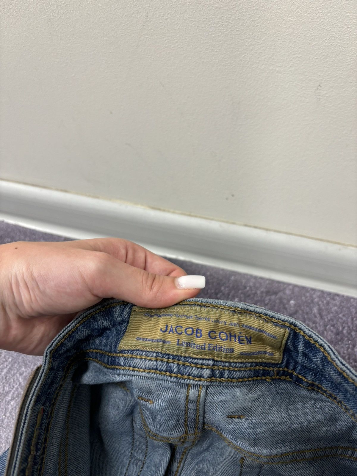 Jacob Cohen Jacob Cohen Limited Edition Men’s Italian Blue Denim Jeans Size US 32 / EU 48 - 14 Thumbnail