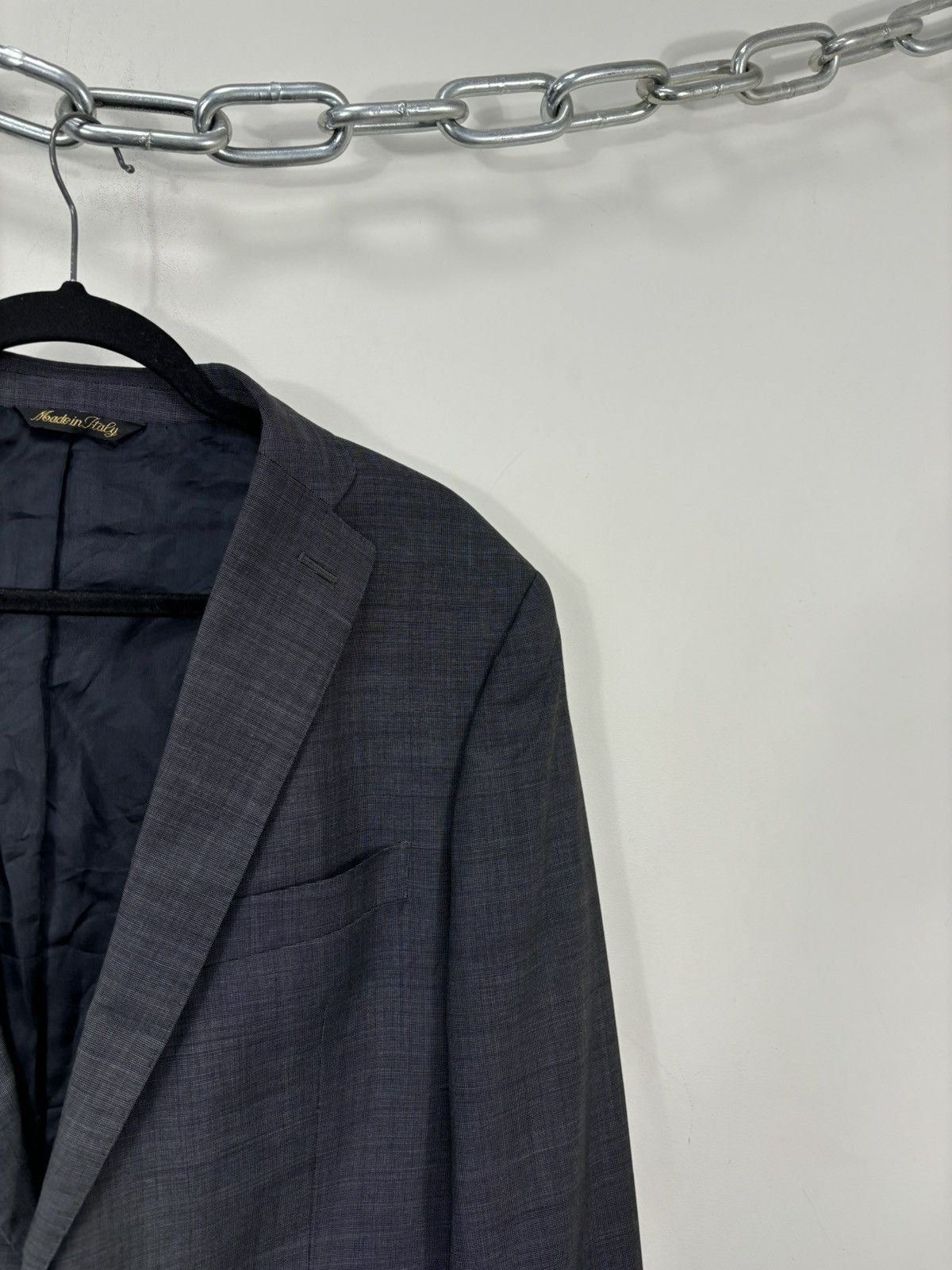 Eredipisano Eredi Pisano Loro Piana Zelander Wool Gray Blazer Jacket Size 44R - 7 Thumbnail
