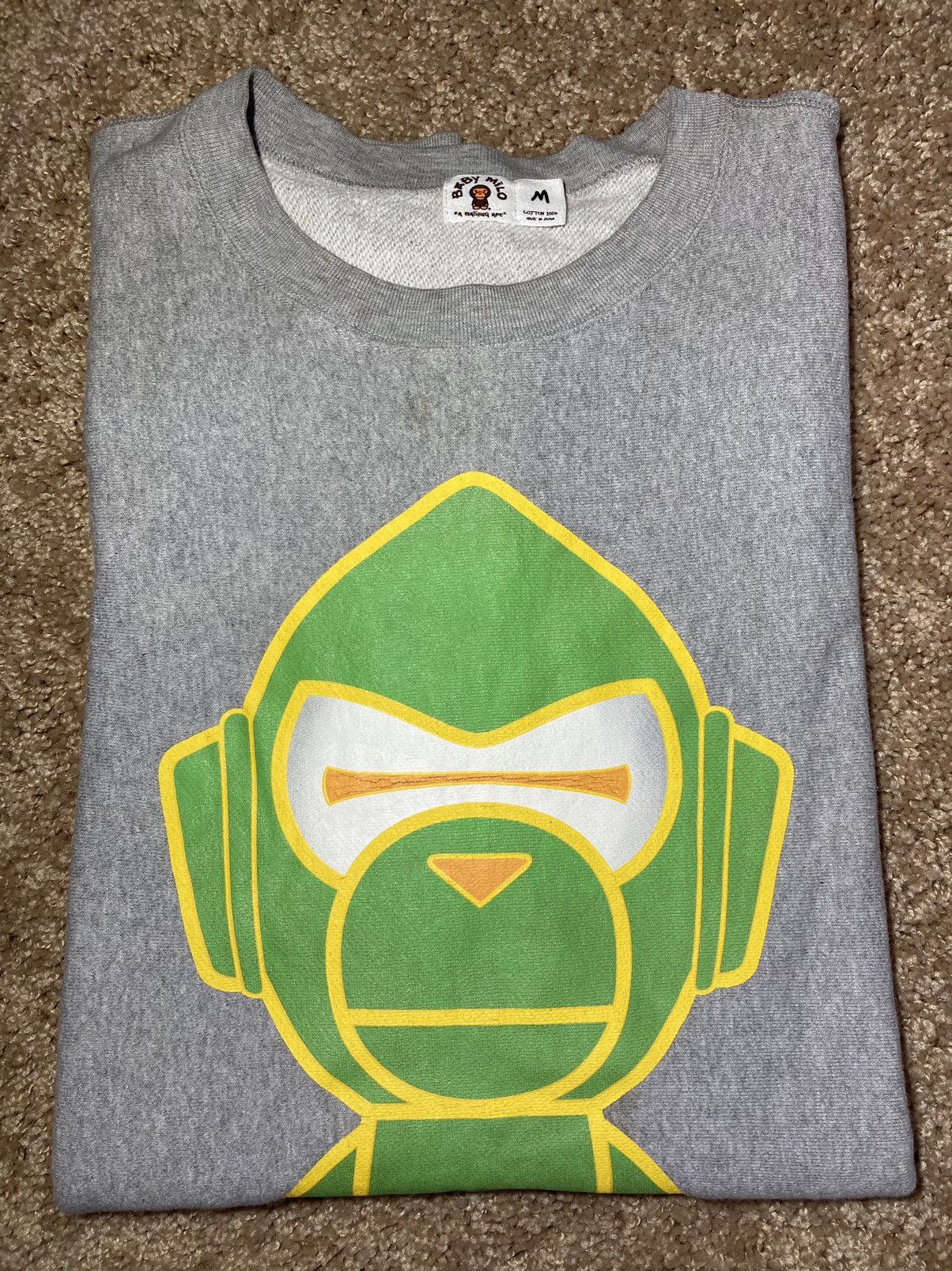 Bape 2006 Bape Baby Milo Alien Greey Sweatshirt OG Nigo 90s Ape Size US M / EU 48-50 / 2 - 1 Thumbnail