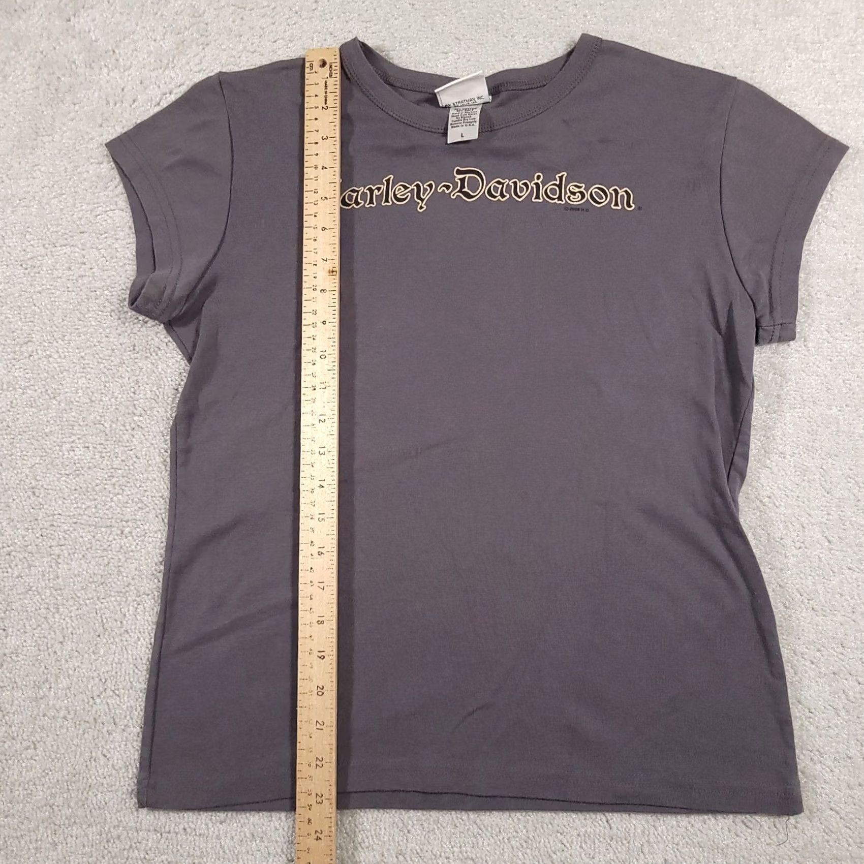 Harley Davidson VINTAGE Harley-Davidson Shirt Womens Large Gray Appleton Clarksville TN 2000s USA Size L / US 10 / IT 46 - 7 Thumbnail