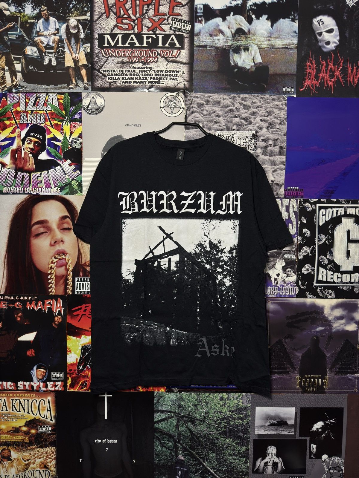 Band Tees Burzum Black Metal Band Tee Size US L / EU 52-54 / 3 - 1 Thumbnail