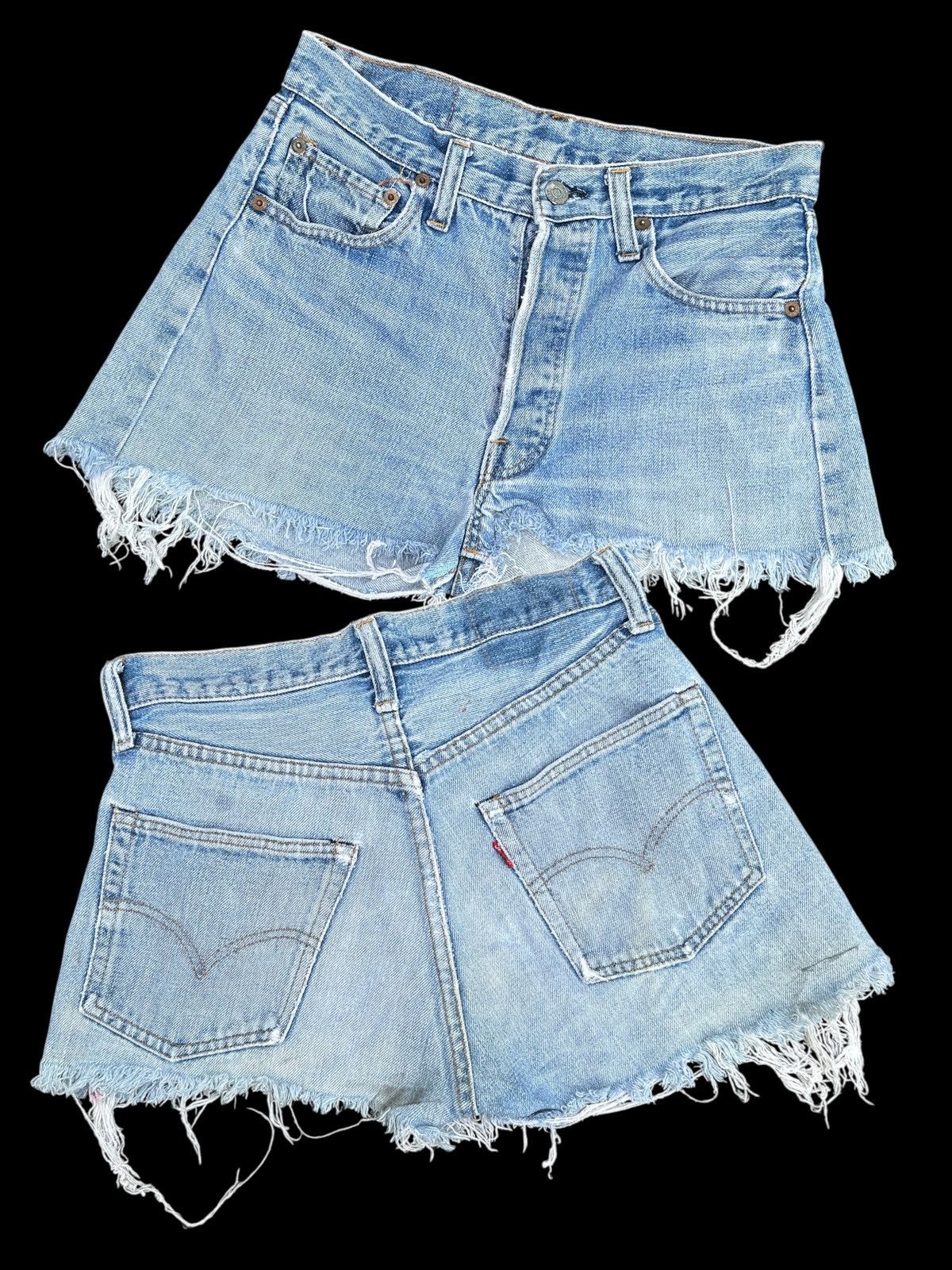 Levi's THRASHED Vintage Levis 6 Selvedge Denim Jeans Size US 28 / EU 44 - 1 Thumbnail