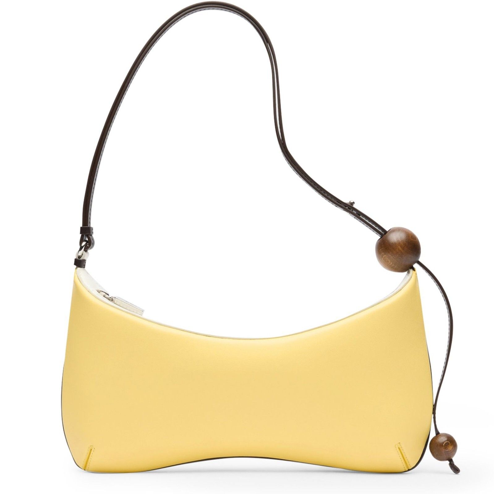 Jacquemus JACQUEMUS Bisou Perle Large Light Yellow Shoulder Bag Size ONE SIZE - 3 Thumbnail