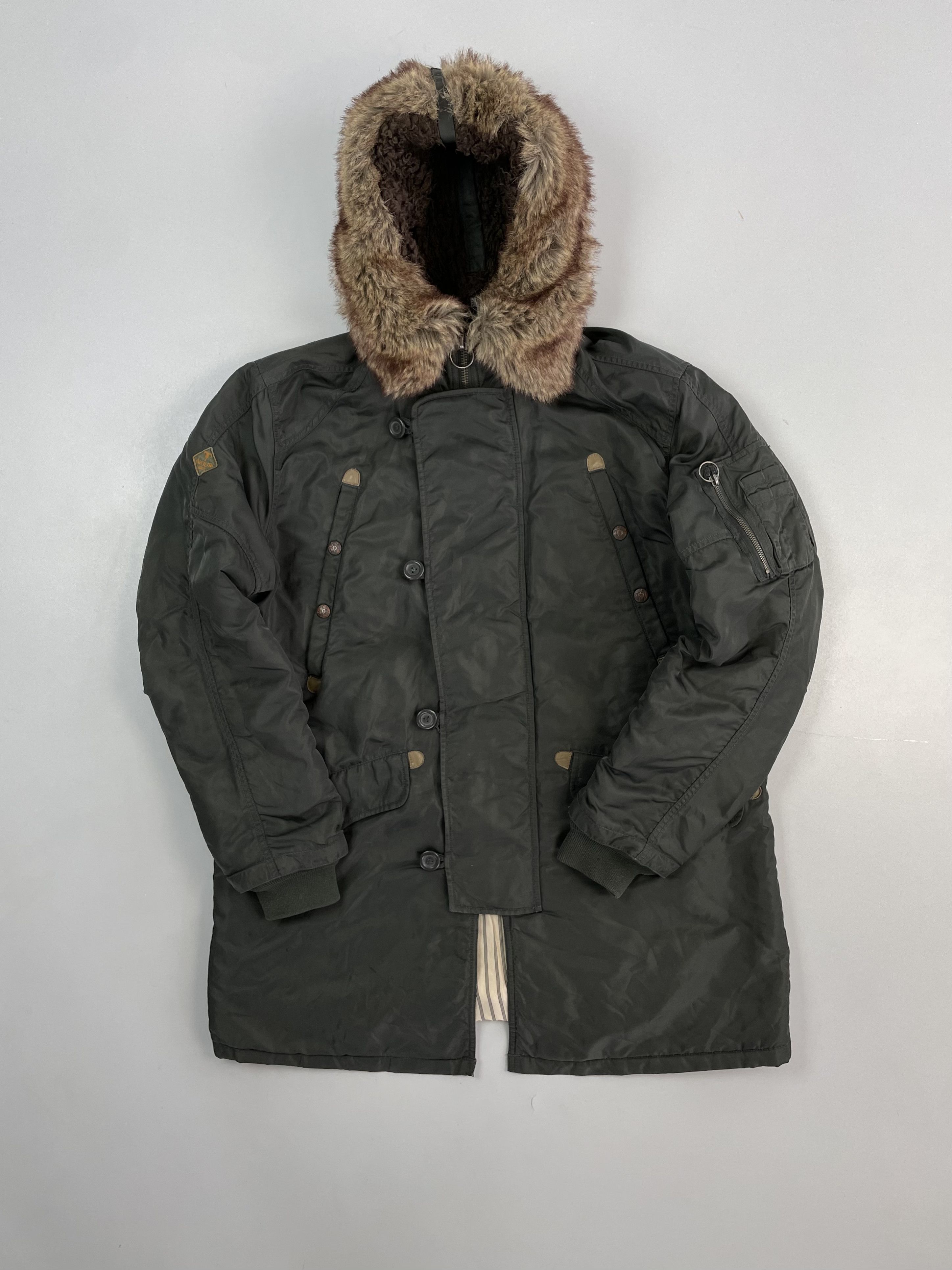 Diesel × Vintage Diesel n-2B jacket khaki y2k Size US XL / EU 56 / 4 - 2 Thumbnail