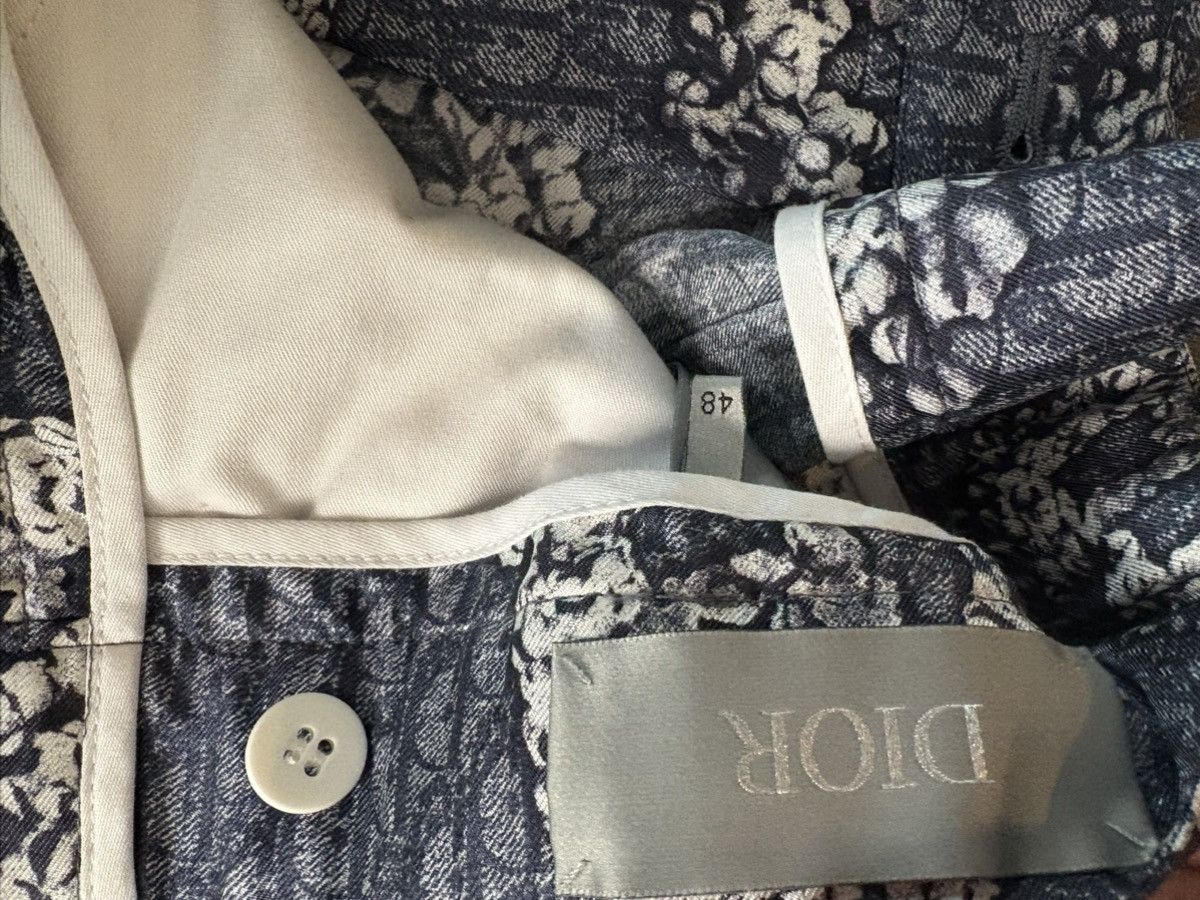 DENIM TEARS × Dior Dior x Denim Tears Oblique Silk Shorts Blue Multi Size 48 Size US 32 / EU 48 - 5 Thumbnail