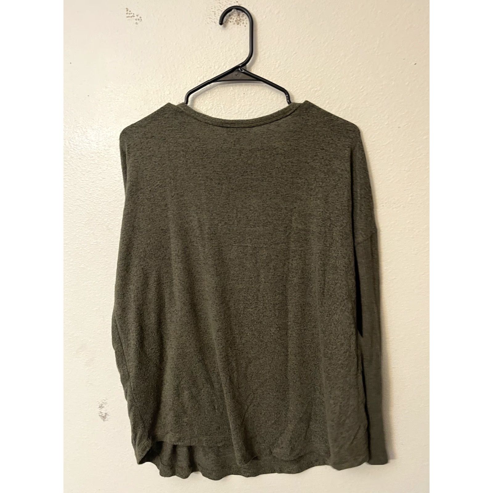 Buffalo David Bitton Women’s Buffalo David Bitton Shirt L Green Long Sleeve Round Neck Solid Size L / US 10 / IT 46 - 3 Thumbnail