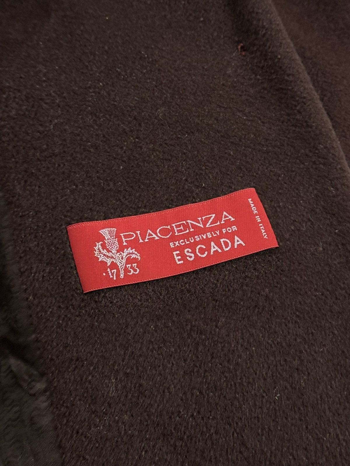 Escada Escada 42size Retro vintage brown wool coat long jacket 00s Size M / US 6-8 / IT 42-44 - 14 Thumbnail