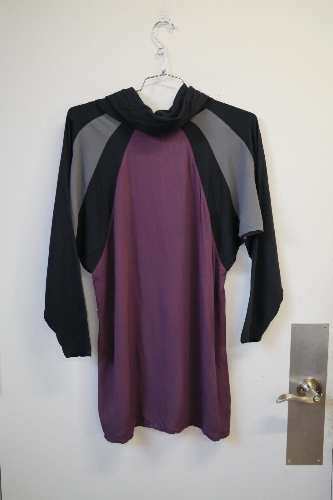 Issey Miyake 80's Issey Miyake Longsleeve Mini Dress Size M / US 6-8 / IT 42-44 - 3 Thumbnail