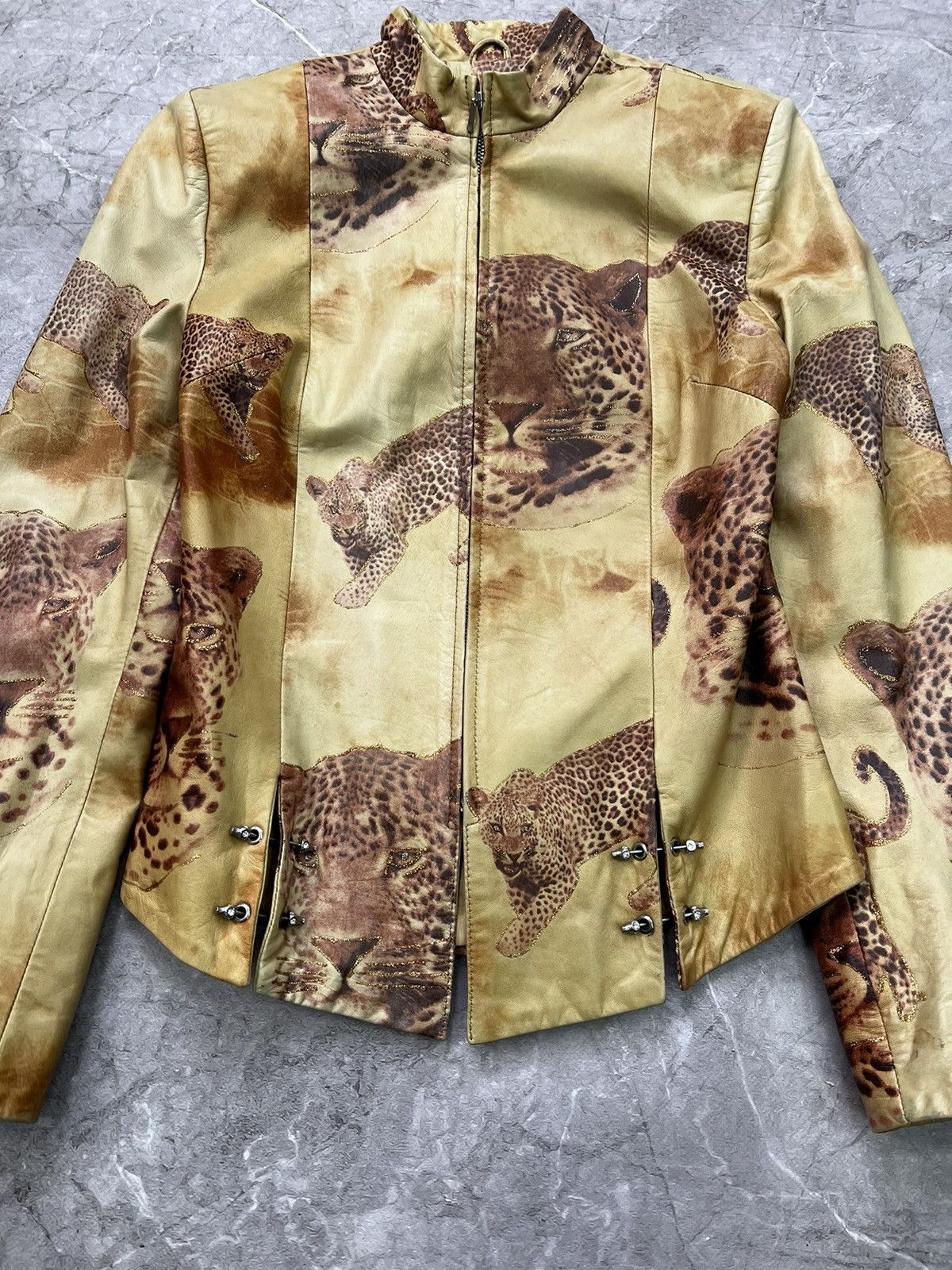 If Six Was Nine × Japanese Brand SALE✅✅MAISON MARGIELA STYLE LEATHER WOMAN LEATHER JACKET Size M / US 6-8 / IT 42-44 - 3 Thumbnail