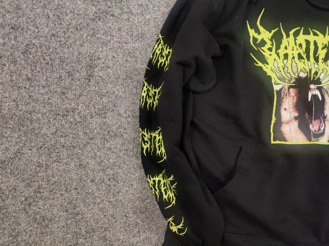 Wasted Paris Wasted Fearless Dog Logo Black Oversized Hoodie Y2K Style Size US S / EU 44-46 / 1 - 7 Thumbnail