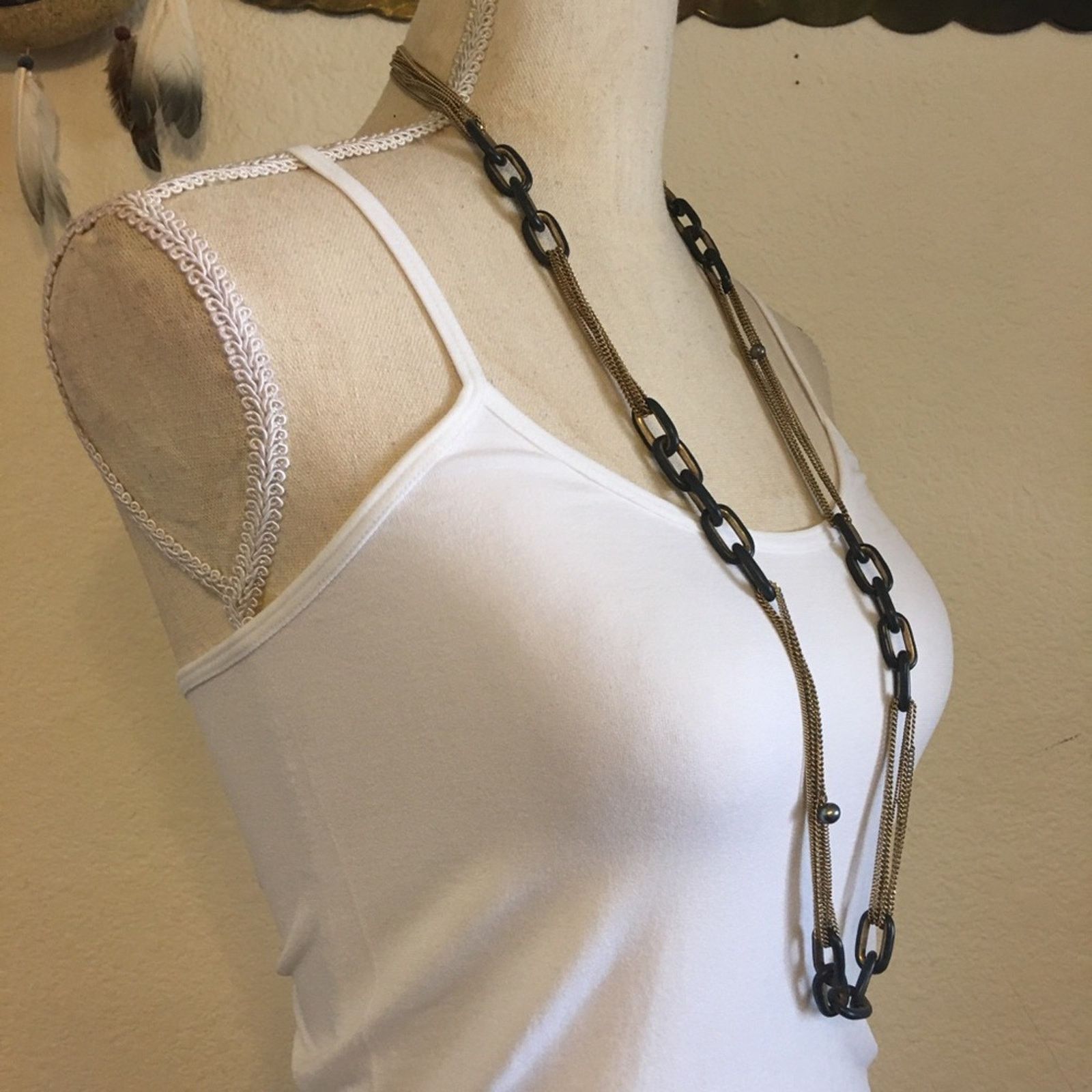 Kenneth Cole Kenneth Cole Reaction multi strand chain necklace Size ONE SIZE - 2 Thumbnail