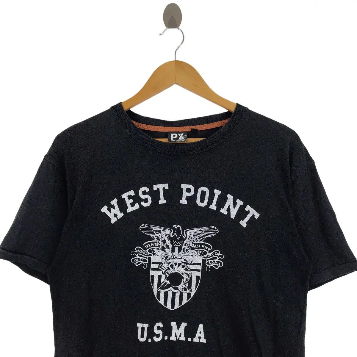 Avirex Vtg AVIREX USMA West Point Military Academy USAF Tee Shirt Size US L / EU 52-54 / 3 - 3 Thumbnail
