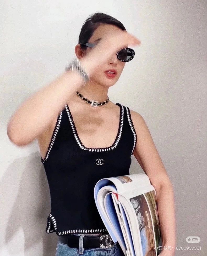 Chanel Chanel 22C early spring show black and white rolled-edged Size XS / US 0-2 / IT 36-38 - 9 Thumbnail