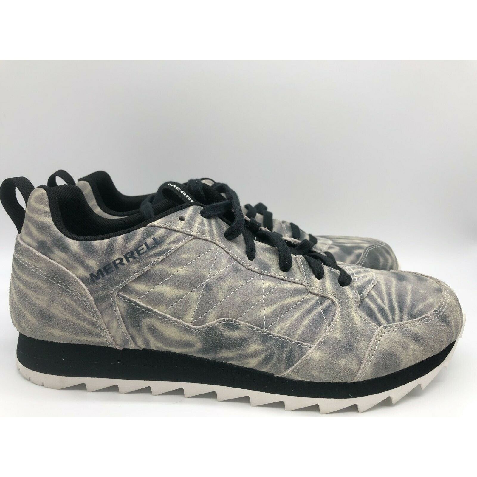 Merrell Men's Black Tie Dye Alpine Suede Shoes Sneakers 9M