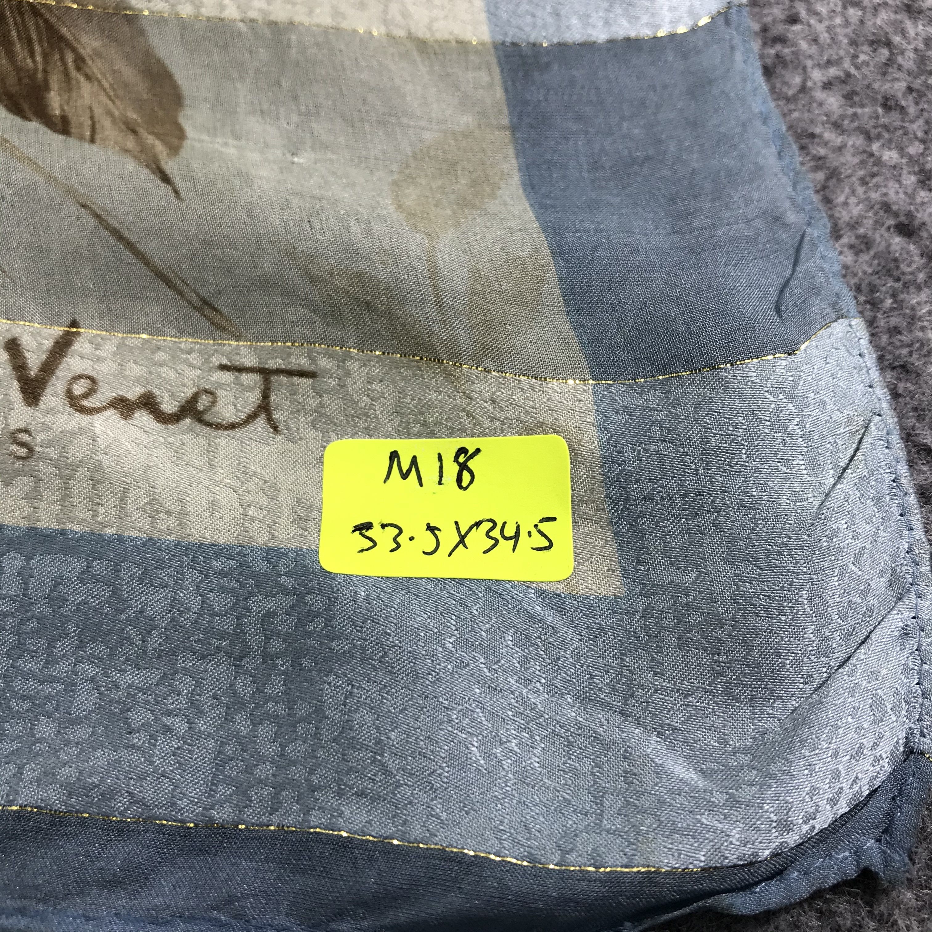 Japanese Brand Vintage Philippe V Floral Silk Scarf M18 Size ONE SIZE - 12 Thumbnail