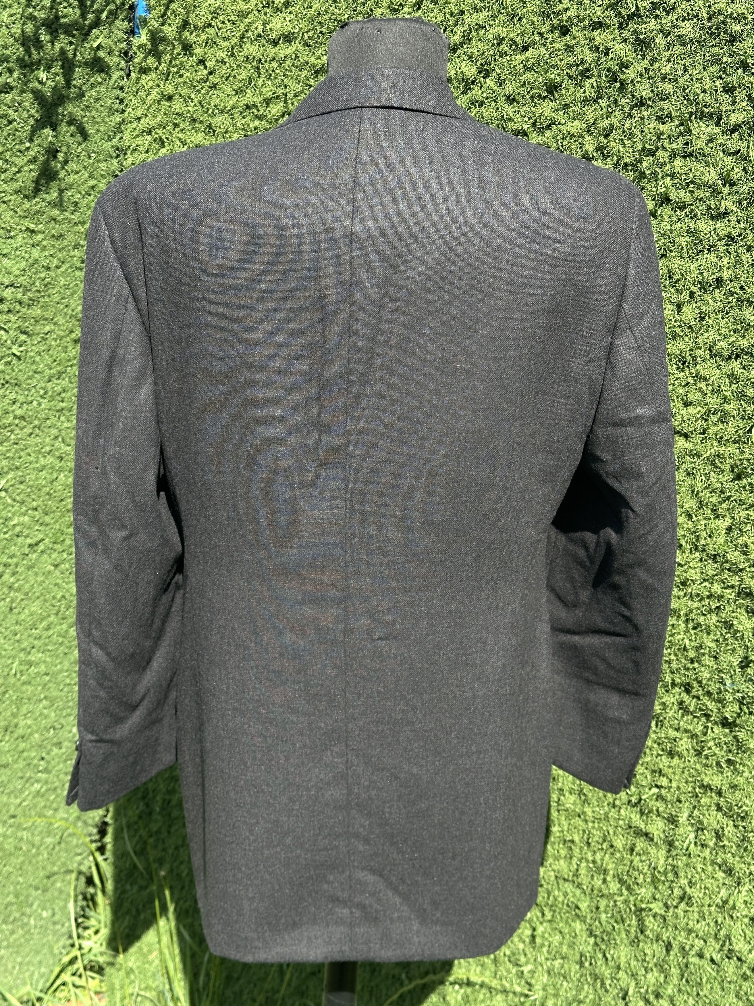 Giorgio Armani Giorgio Armani Black Label Wool Cashmere Double Breasted 50 Size 50R - 5 Thumbnail