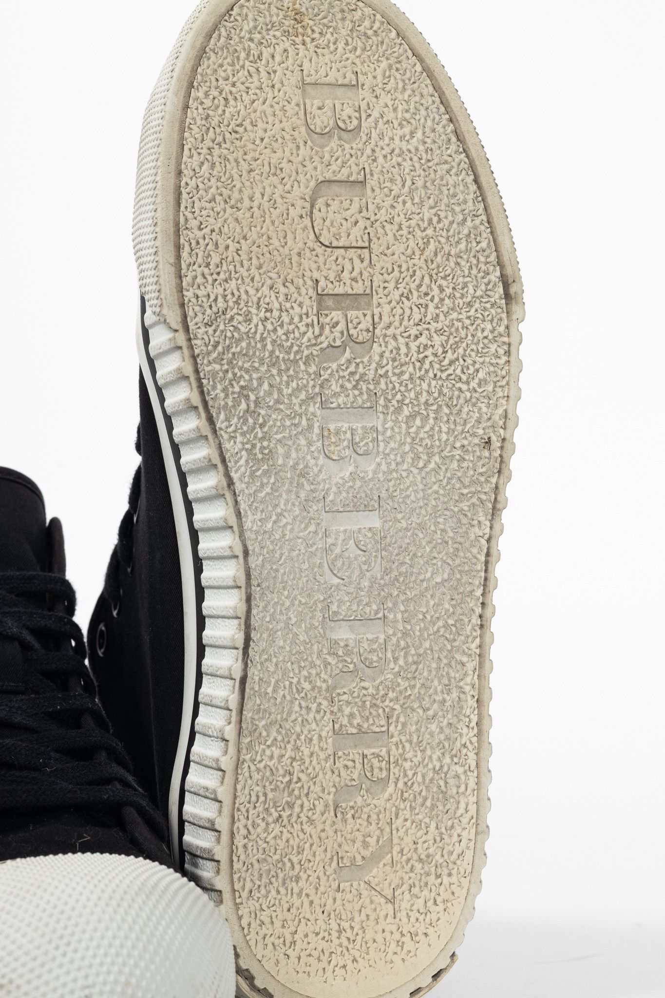 Burberry Burberry Kingly Big C Embroidered High-Top Lace-Up Sneakers Size US 6.5 / IT 36.5 - 5 Thumbnail