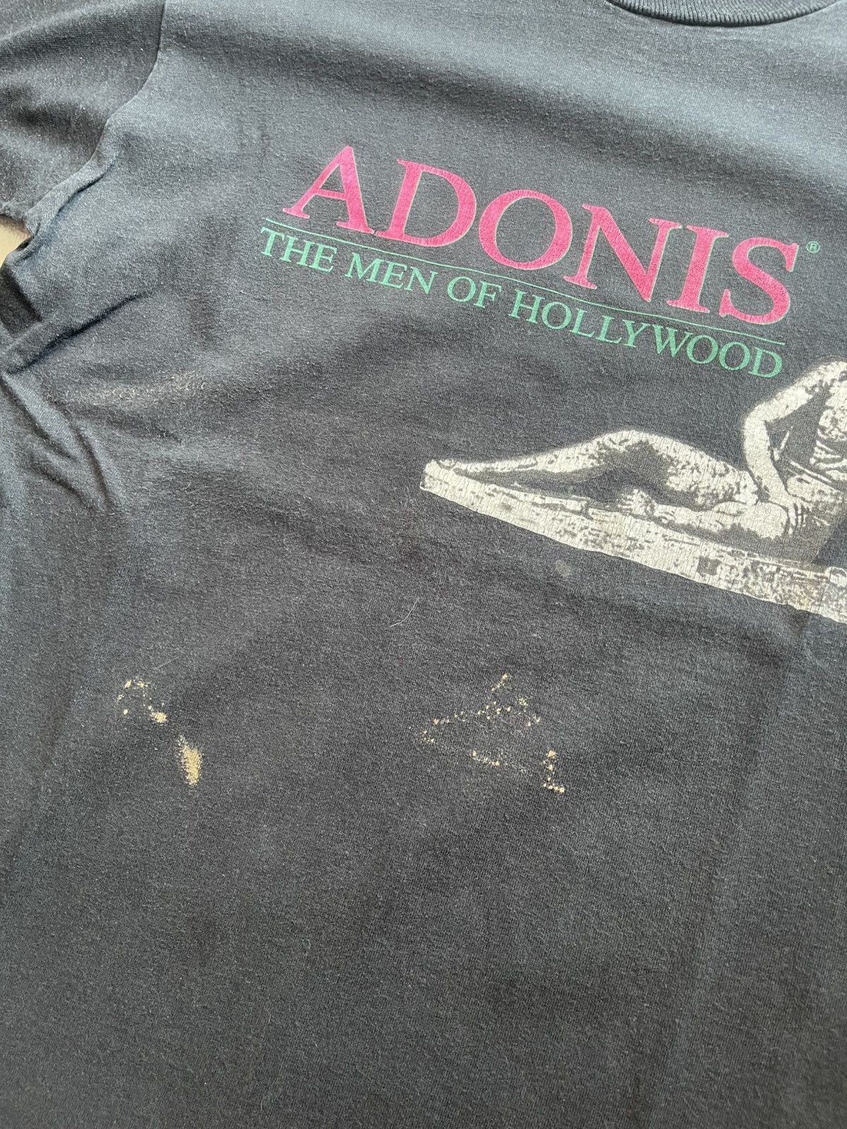 Arts & Science Vintage 90s Adonis The Men of Hollywood T-Shirt XL Size US XL / EU 56 / 4 - 3 Thumbnail