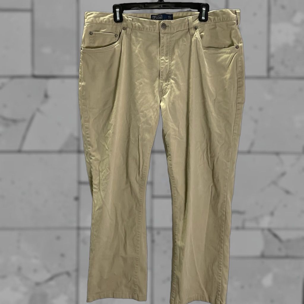 Polo Ralph Lauren Polo Ralph Lauren Pants Beige Cotton Blend Casual Mens 40x32 Chino Width Regular Color Beige Shirt Sneakers Everyday Mens Size US L / EU 52-54 / 3 - 1 Thumbnail