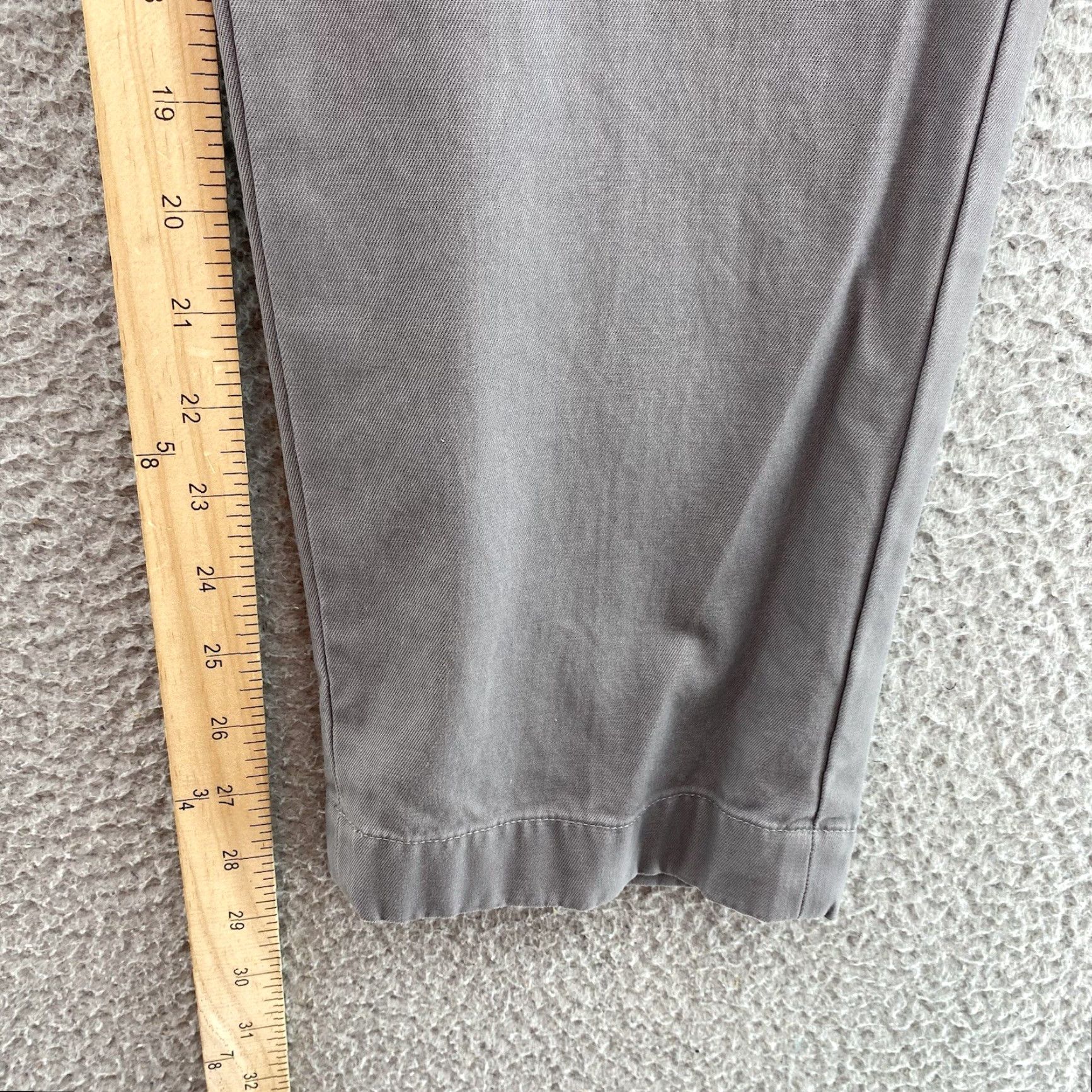 Brooks Brothers Brooks Brothers Pants 35x29 Gray Milano Fit Supima Cotton Golf Preppy Stretch Mens 90s Size US 35 - 5 Thumbnail