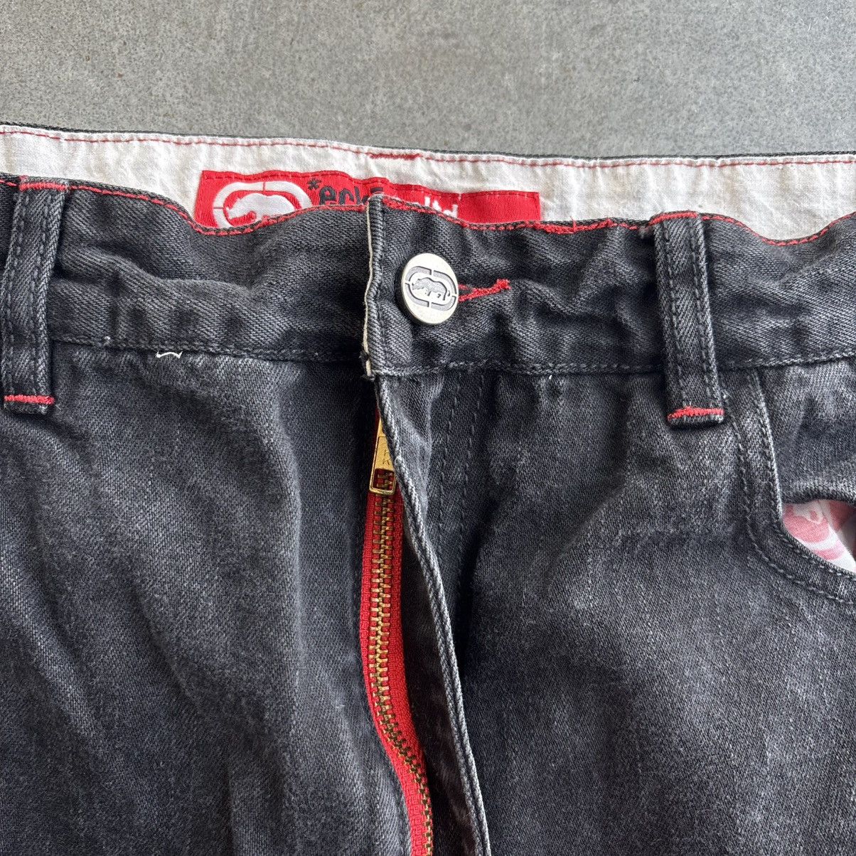 Ecko Unltd. Vintage Y2K Baggy Ecko Jeans Black Carpenter Pants 34x32 Size US 34 / EU 50 - 10 Thumbnail