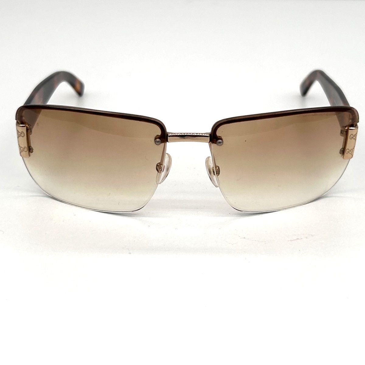 Gucci Vintage Brown Gucci Sunglasses Size ONE SIZE - 12 Thumbnail