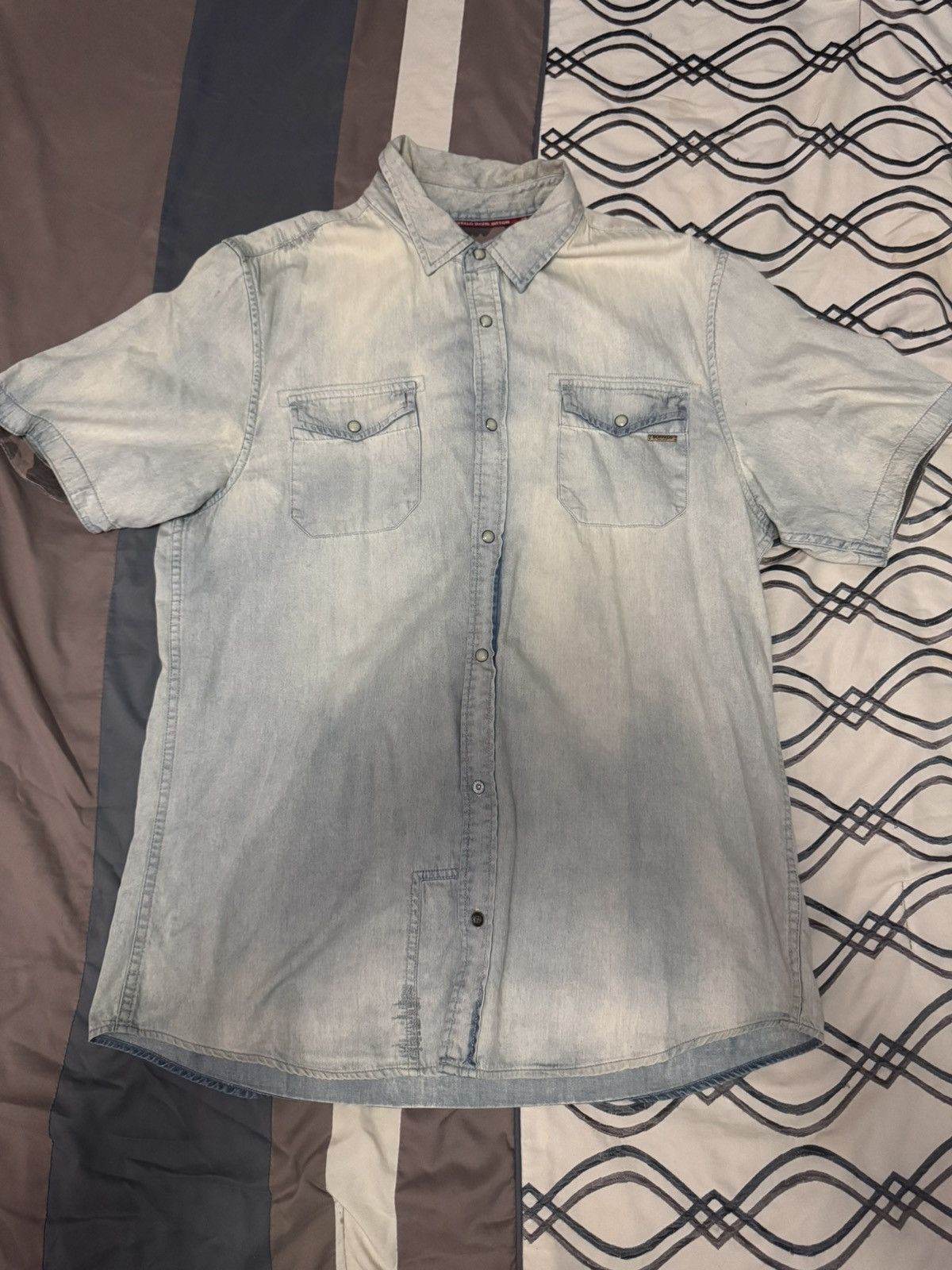Buffalo David Bitton Mens Buffalo David Bitton Button Up Size XL Size US XL / EU 56 / 4 - 1 Thumbnail