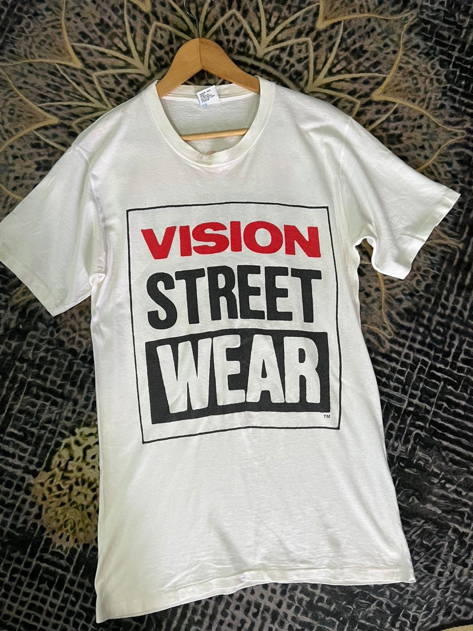 Vintage × Vision Streetwear Vintage 80s Single Stitch Vision Streetwear Spellout Size US L / EU 52-54 / 3 - 6 Thumbnail