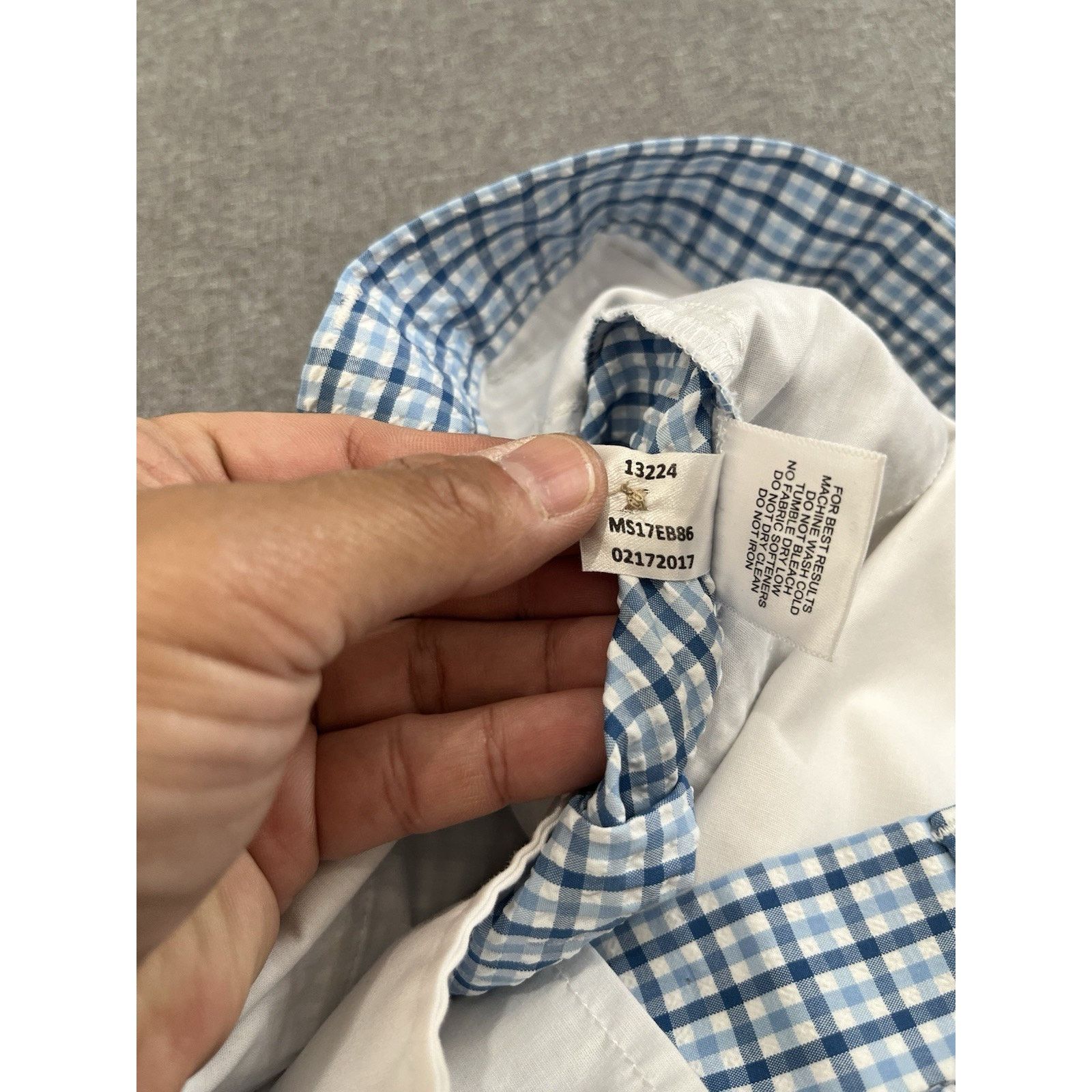 Peter Millar Peter Millar Shorts Mens 42 Blue Seersucker Crown Sport Golf Size US 42 / EU 58 - 3 Thumbnail