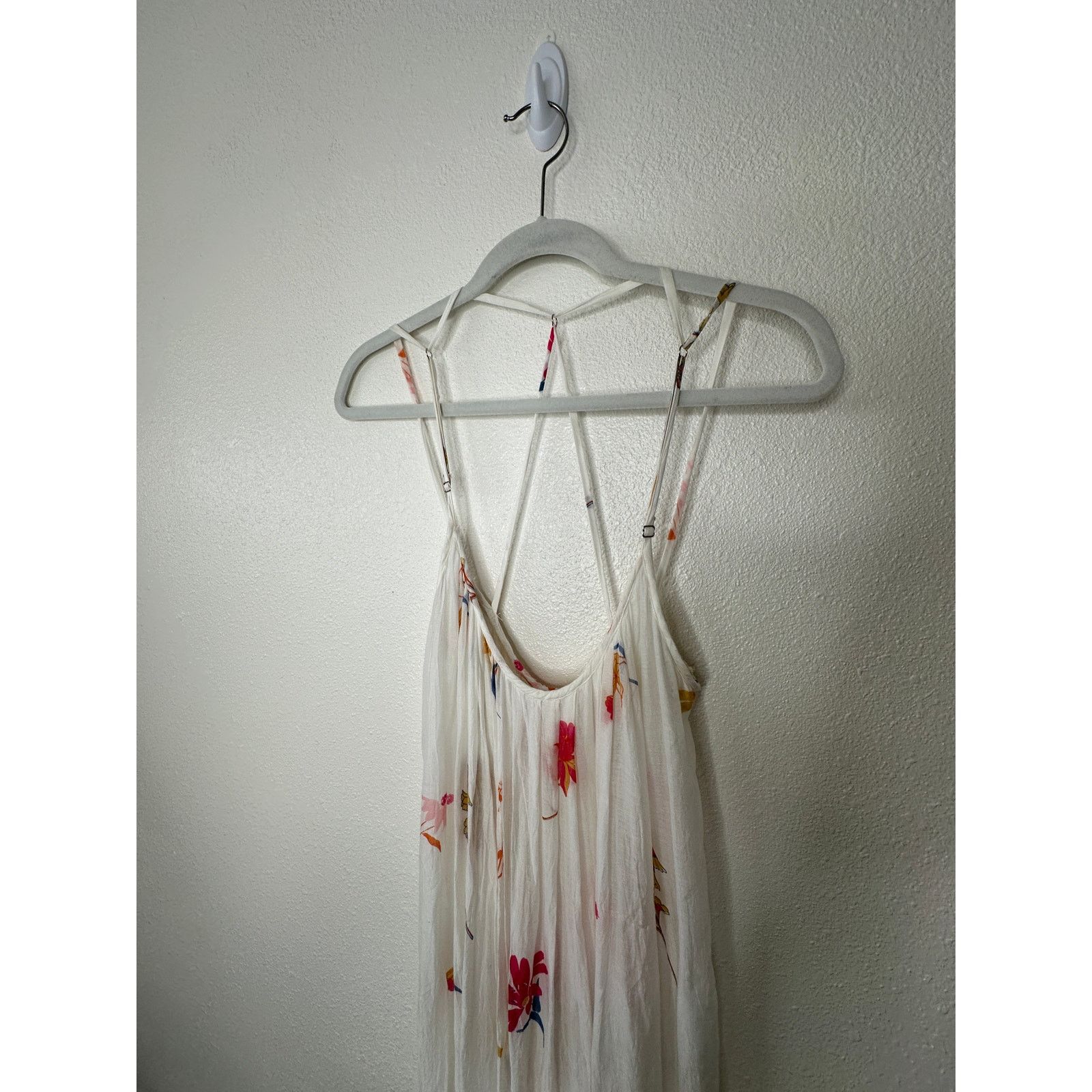 Other Lovestitch White Floral Sleeveless Scoop Cross-Back Maxi Size M / US 6-8 / IT 42-44 - 6 Thumbnail