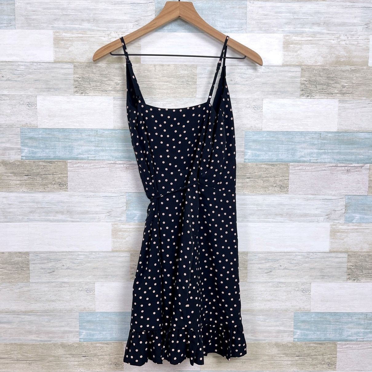 Other Joy Joy Sleeveless Ruffle Tie Dress Black Polka Womens XS Size XS / US 0-2 / IT 36-38 - 4 Thumbnail