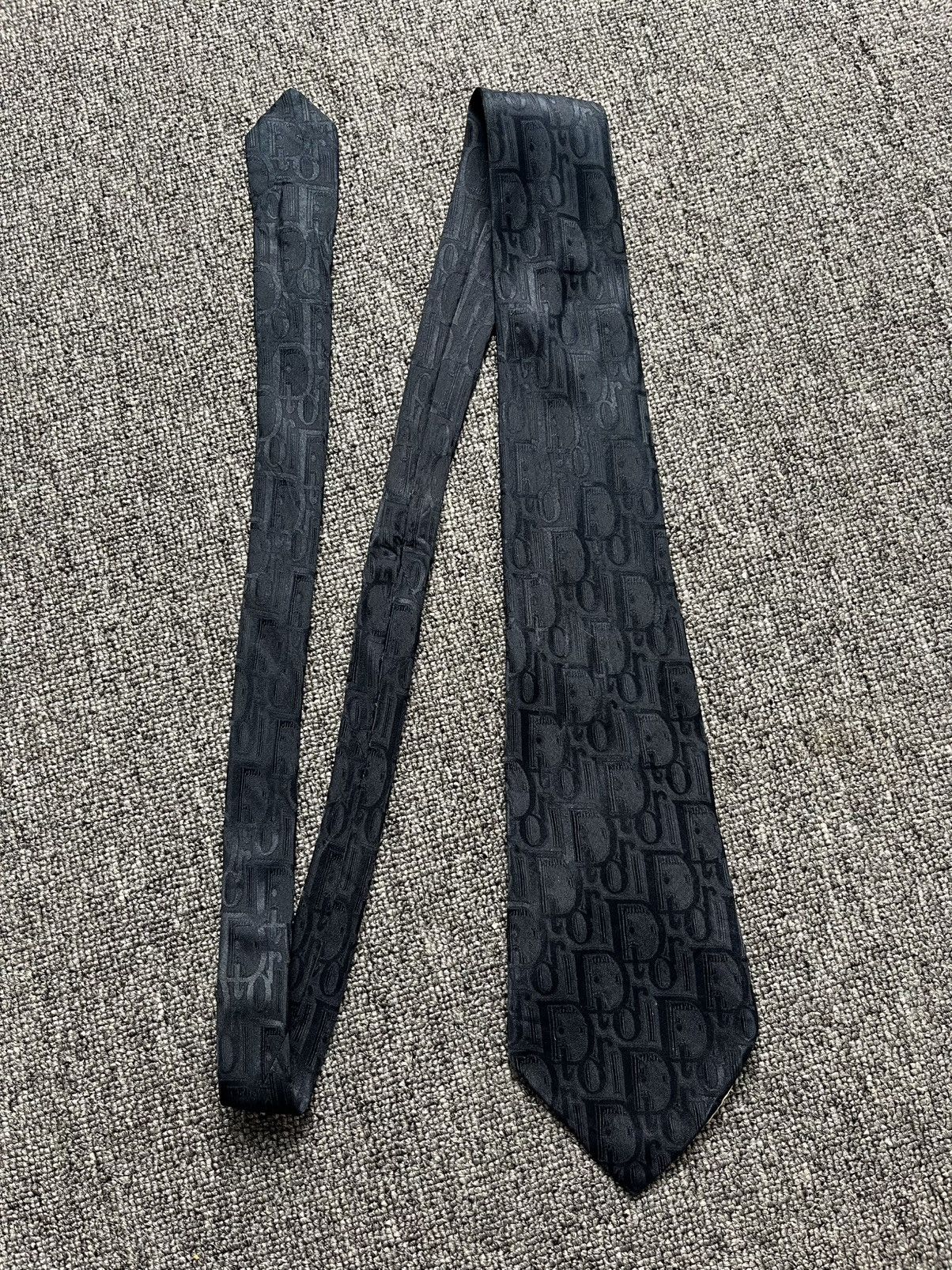 Hedi Slimane Crazy! Christian Dior monsieur all over logo dior tie Size ONE SIZE - 4 Thumbnail