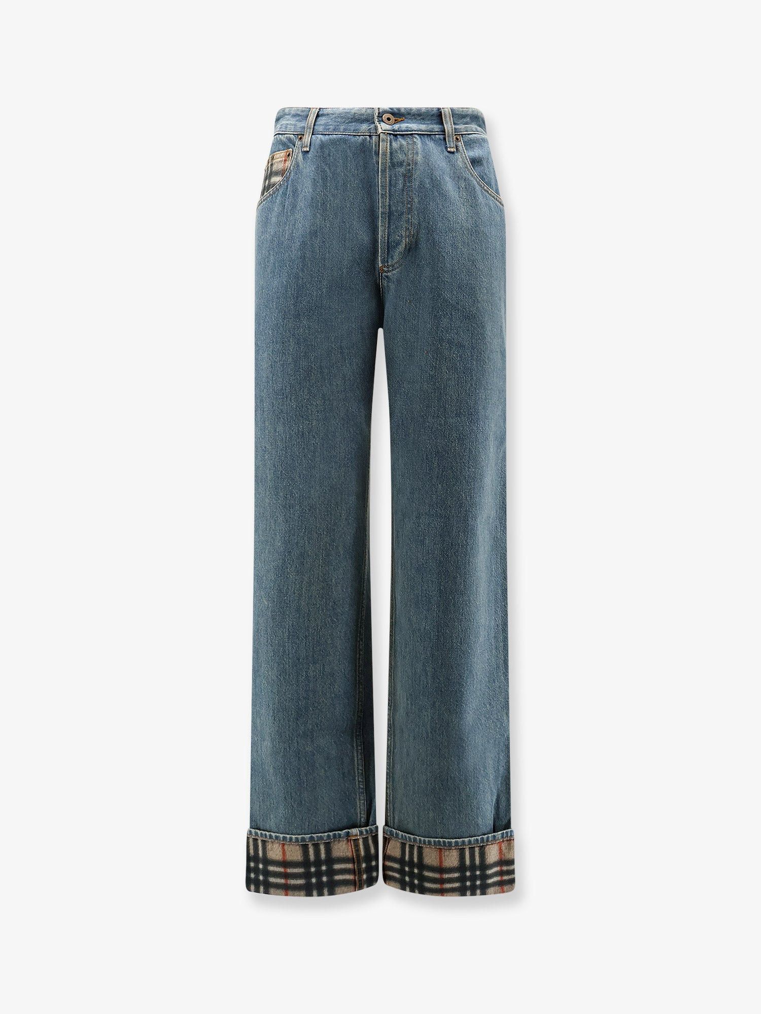 Burberry Dexter Jeans With Traditional Check Size US 32 / EU 48 - 1 Thumbnail