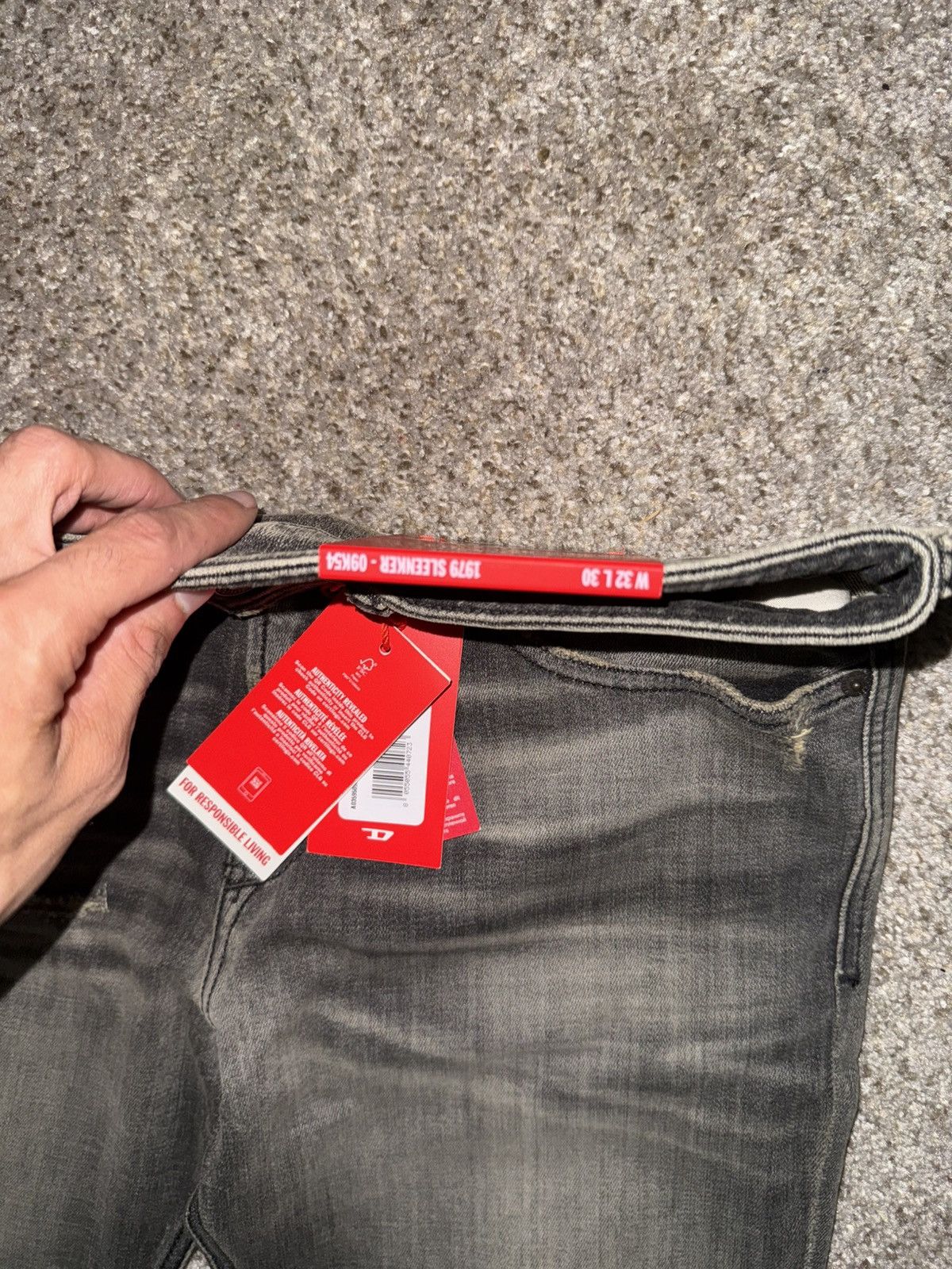 Diesel diesel sleekner jeans FW25 Size US 32 / EU 48 - 3 Thumbnail