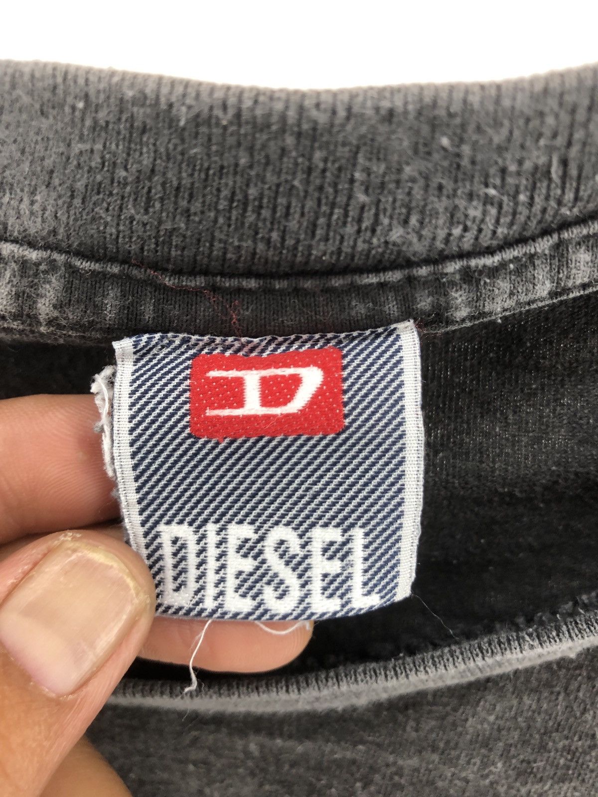 Diesel × Vintage Vintage Faded Diesel Spell out Big Print Shirt Size US XL / EU 56 / 4 - 4 Thumbnail