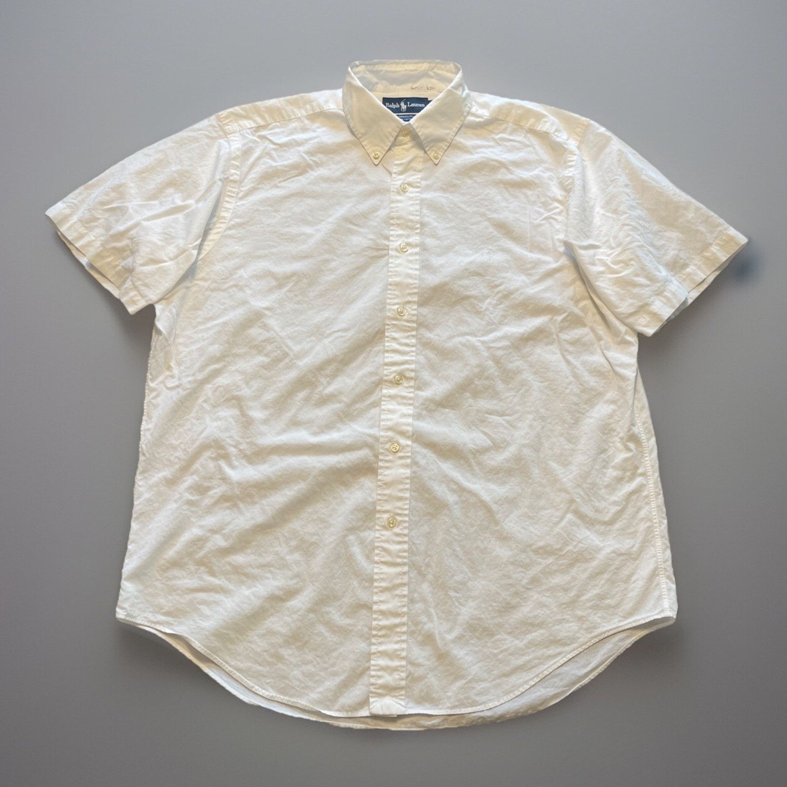 Polo Ralph Lauren Ralph Lauren Polo Yarmouth Cotton Shirt 16" EUC Soft Size US XL / EU 56 / 4 - 1 Thumbnail