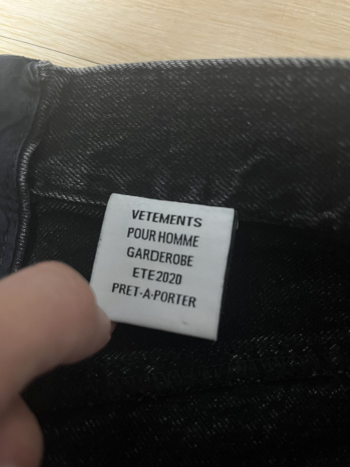 Levi's × Vetements M Vetements SS20 crotch zip split HOMME denim pants jeans Size US 30 / EU 46 - 11 Thumbnail