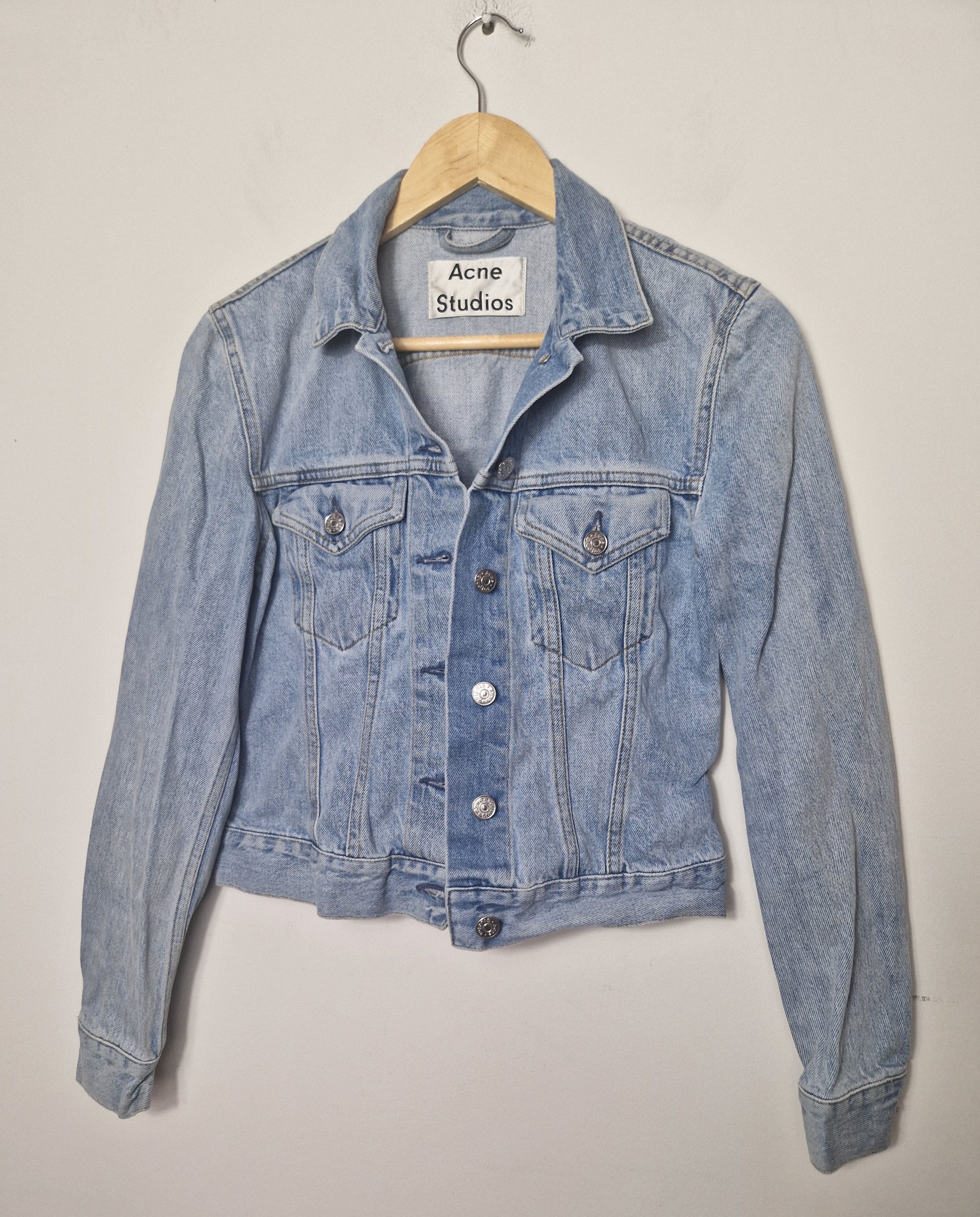 Acne Studios × Japanese Brand Acne Studios jean denim jacket Size S / US 4 / IT 40 - 1 Thumbnail