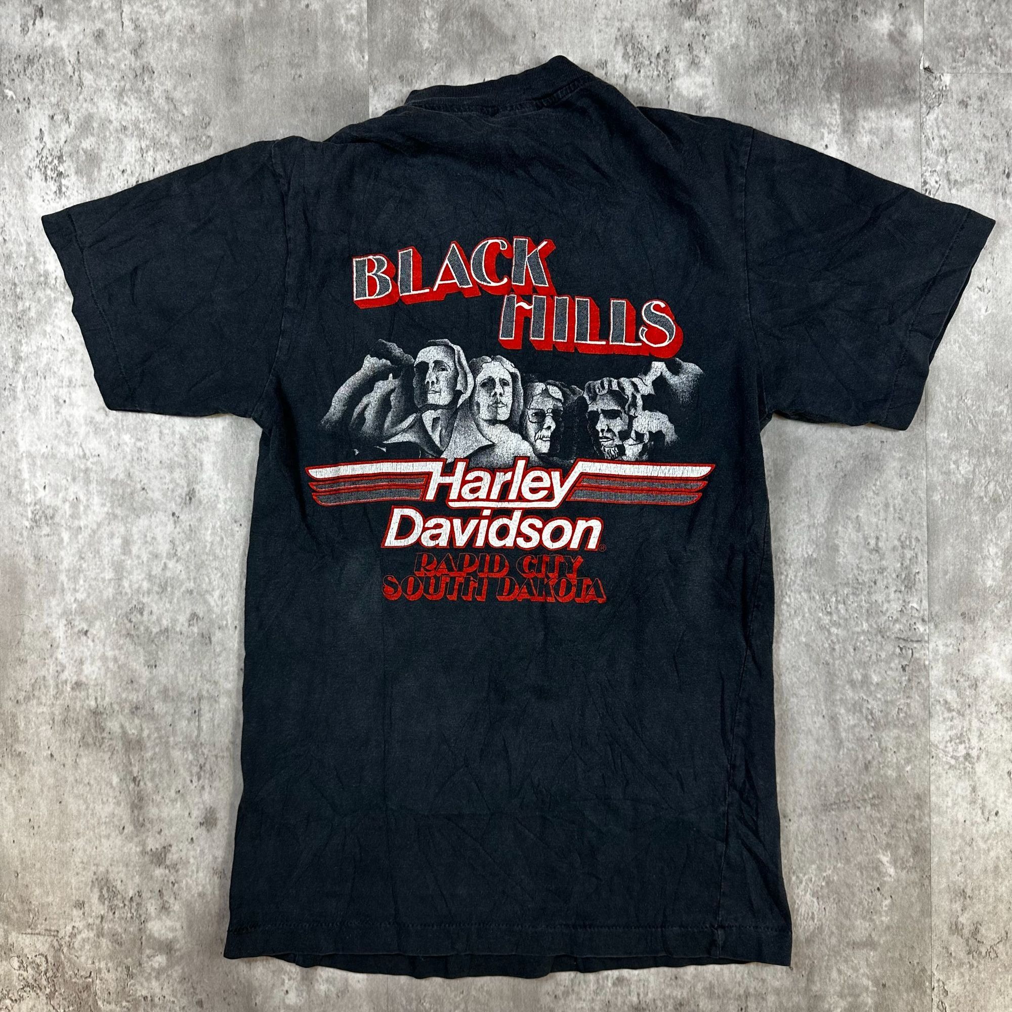 Hanes Vintage Harley-Davidson Black Hills Tee Shirt Hanes Beefy T Size US S / EU 44-46 / 1 - 1 Thumbnail