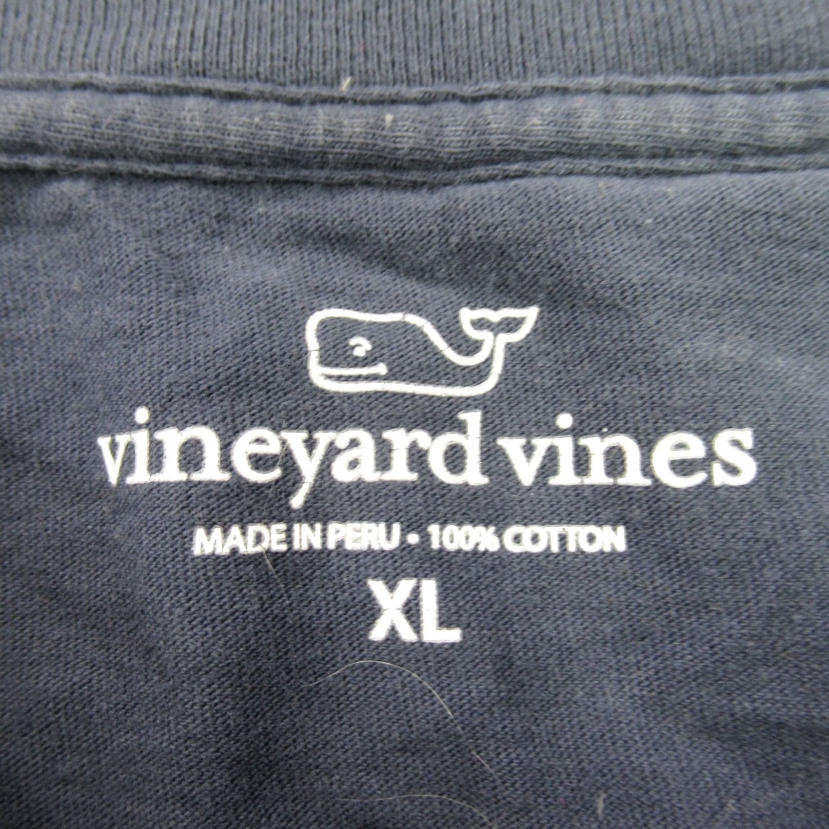 Vineyard Vines Vineyard Vines Sweater Mens XL Long Sleeve Crew Neck Outdoors Blue Pocket Shirt Men XL Blue Knit Pullover Essential All Seasons Size US XL / EU 56 / 4 - 4 Thumbnail