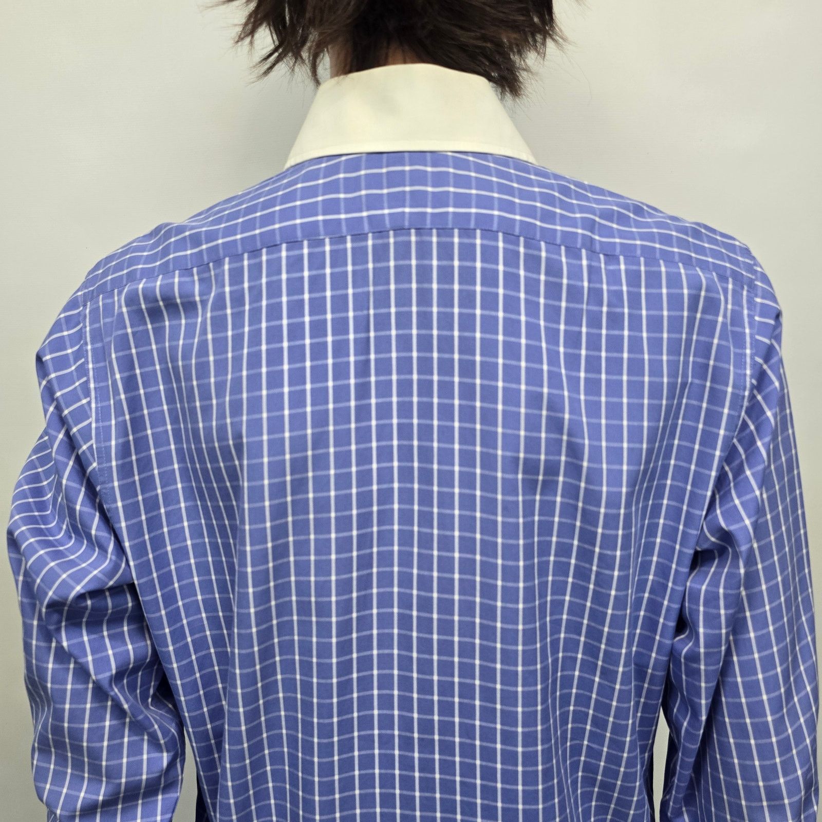 Vintage Frank Rostron England Shirt Contrast Collar Four-button Cuff Size US XL / EU 56 / 4 - 13 Thumbnail