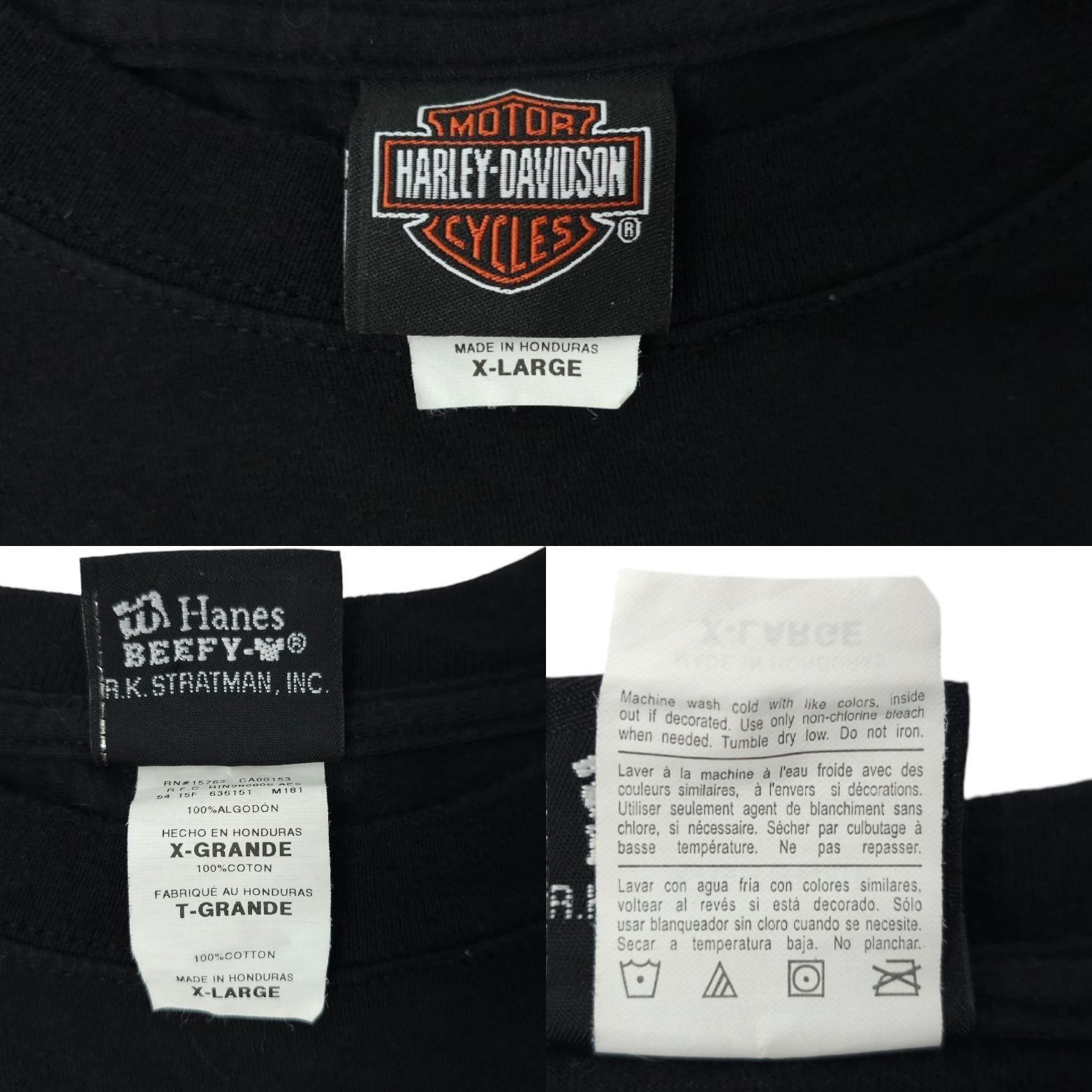 Harley Davidson Harley Davidson T Shirt Mens XL Double Sided Live Fast Ride Size US XL / EU 56 / 4 - 8 Thumbnail
