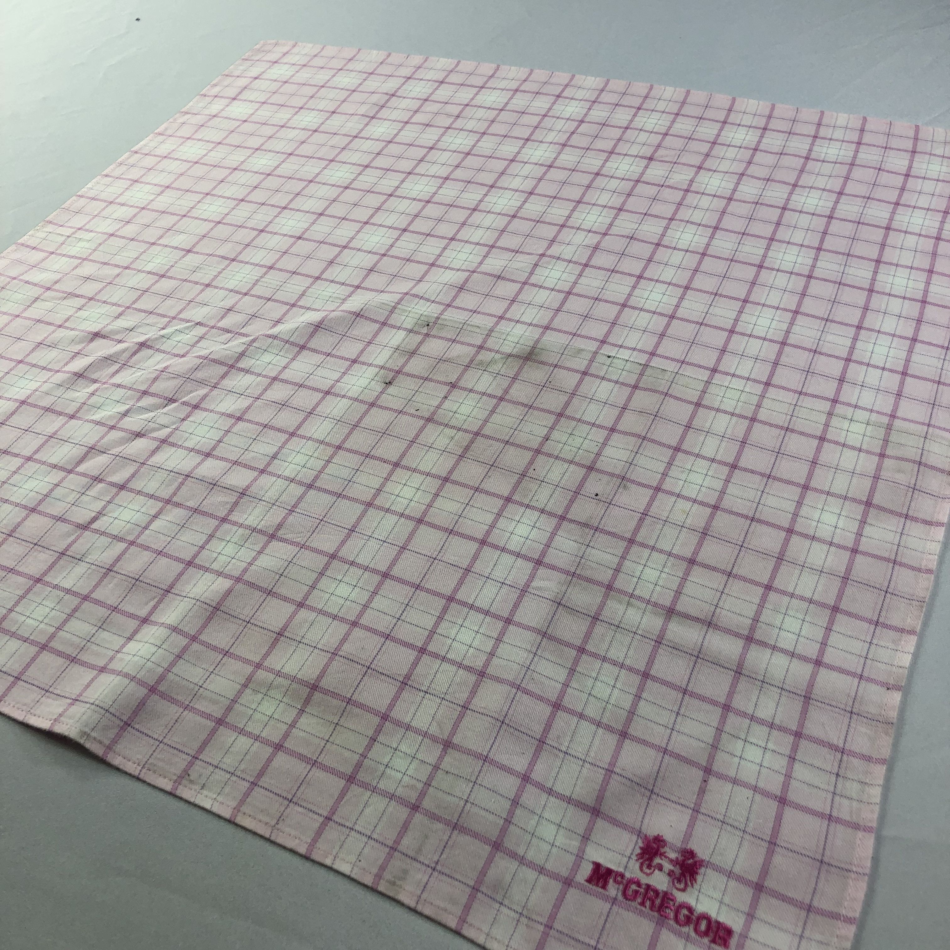 McGregor × Vintage McGregor Pink Handkerchief Neckerchief Bandana H1873 Size ONE SIZE - 3 Thumbnail