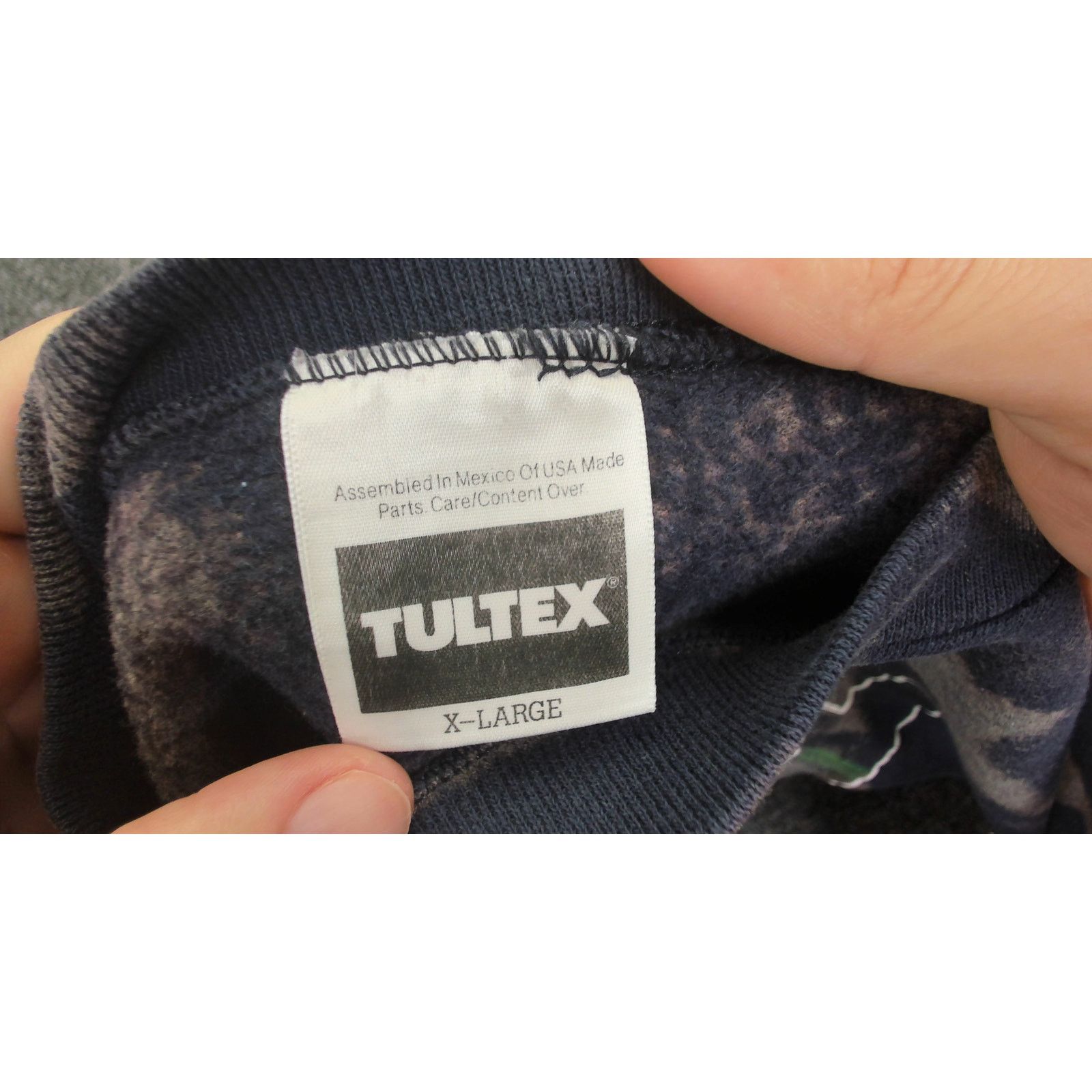 Tultex VTG Streetwear 1993 Custom Bleach Dye Michigan Crewneck Size US L / EU 52-54 / 3 - 7 Thumbnail