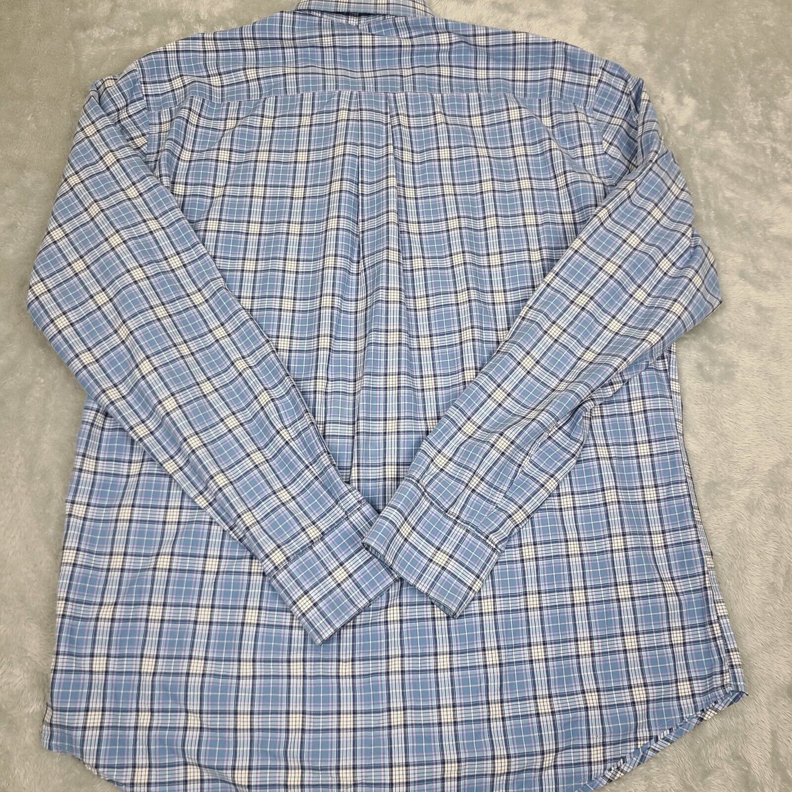 Peter Millar Peter Millar Featherweight Shirt Mens Large Relaxed Blue Pla Size US L / EU 52-54 / 3 - 6 Thumbnail